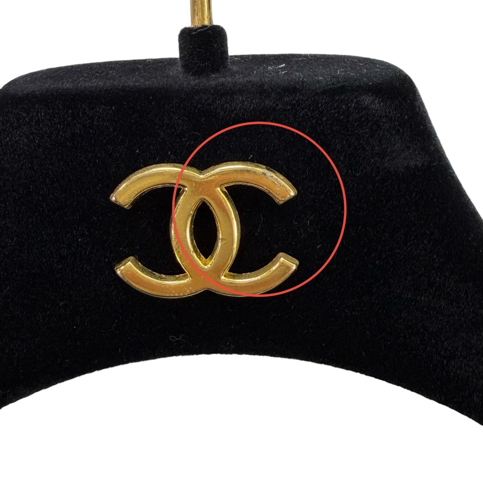 ドンドン見直し】美品◇CHANEL シャネル ココマークデザイン ベロア
