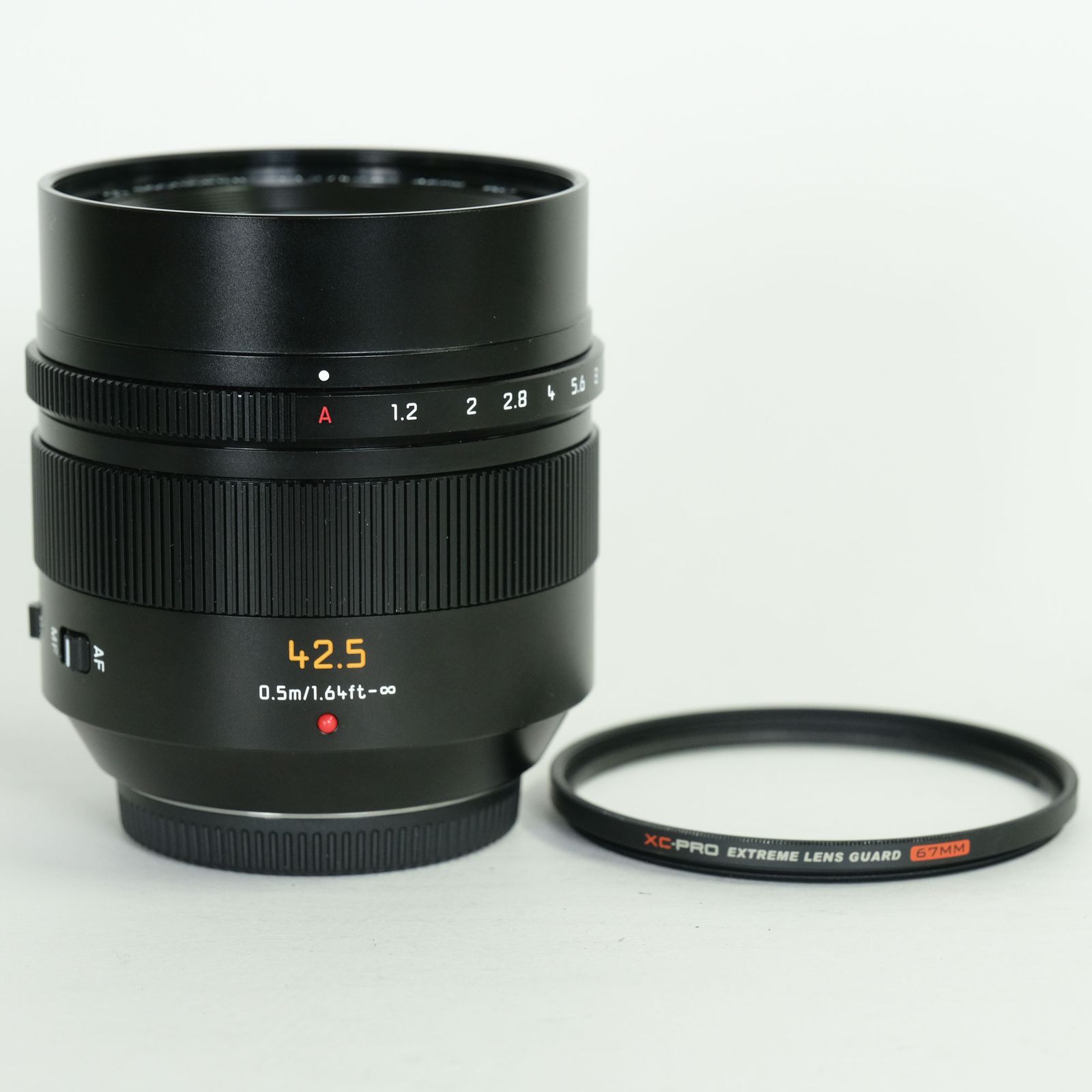 美品 | フィルター付] Panasonic LEICA DG NOCTICRON 42.5mm / F1.2