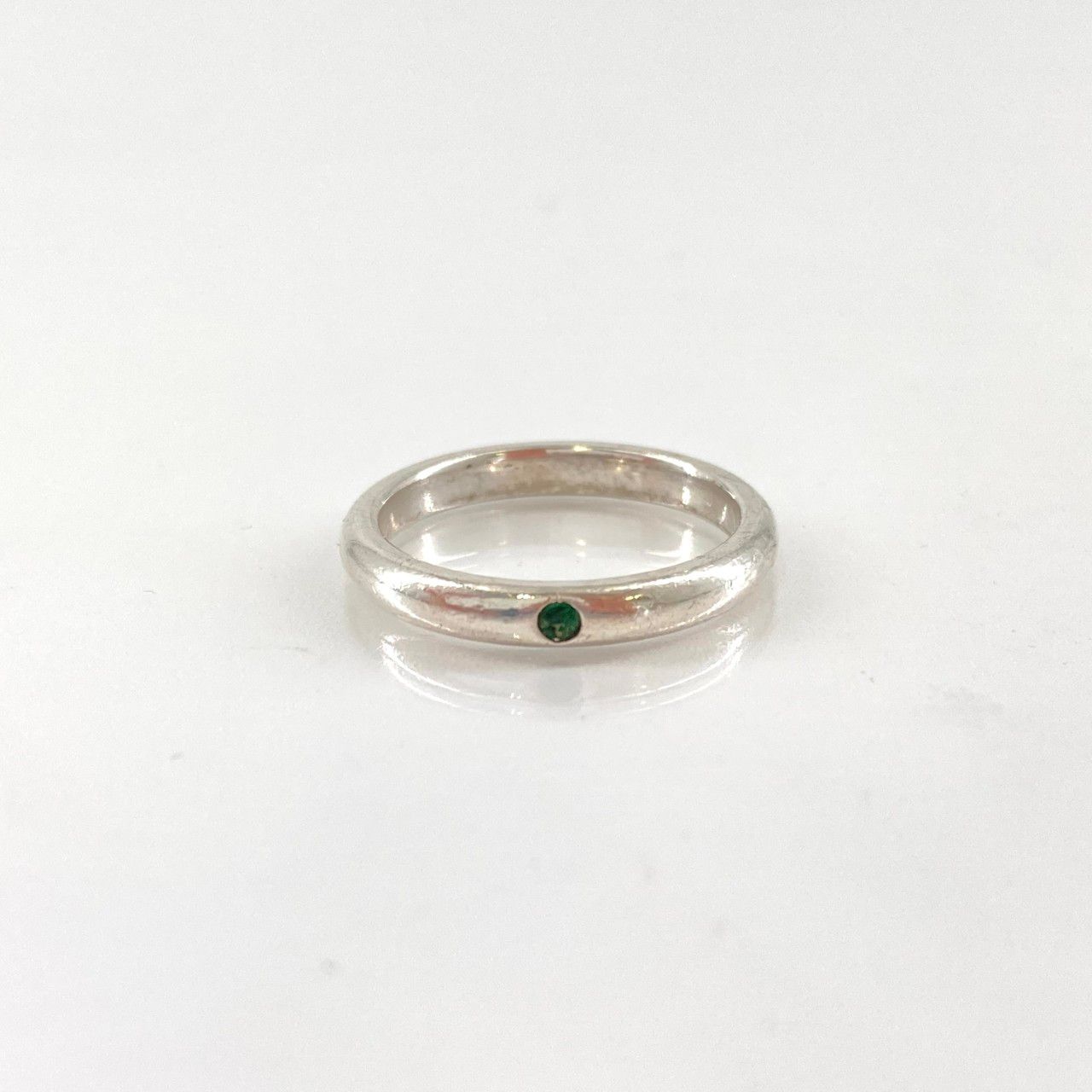 TIFFANY&Co. ティファニー スタッキングバンド エメラルド　リング silver925 7号 TIFFANY&Co.（ティファニー） TIFFANY & Co. スタッキング バンド