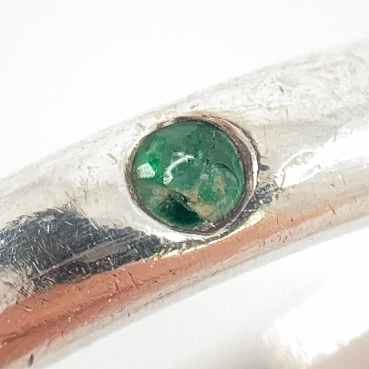 TIFFANY&Co. ティファニー スタッキングバンド エメラルド　リング silver925 7号 TIFFANY&Co.（ティファニー） TIFFANY & Co. スタッキング バンド