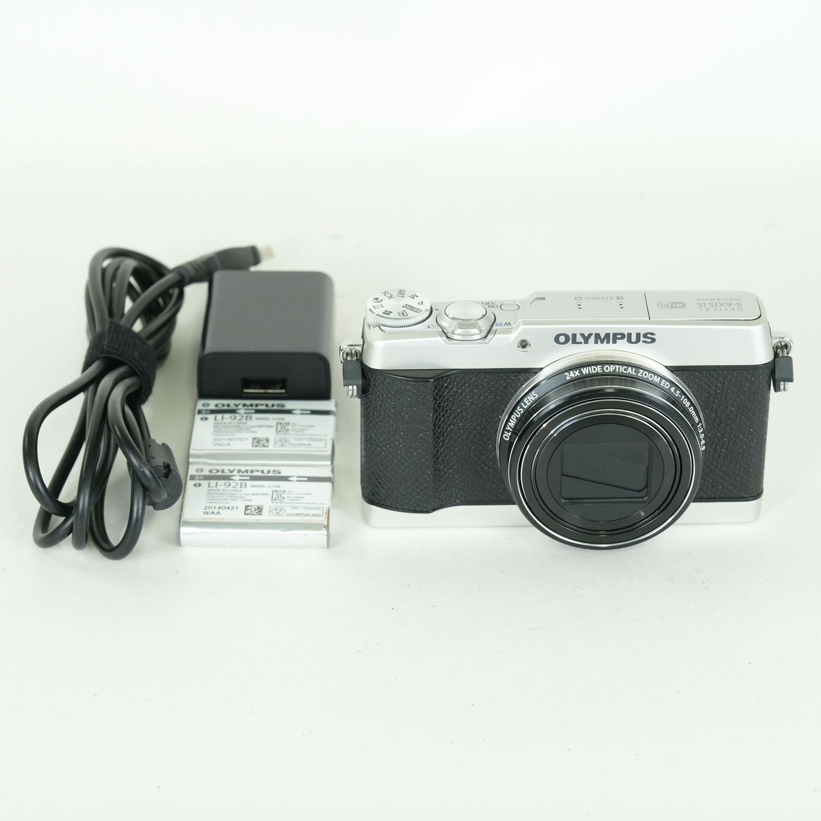 美品 | バッテリー2個付] OLYMPUS STYLUS SH-2 シルバー | コンパクト 
