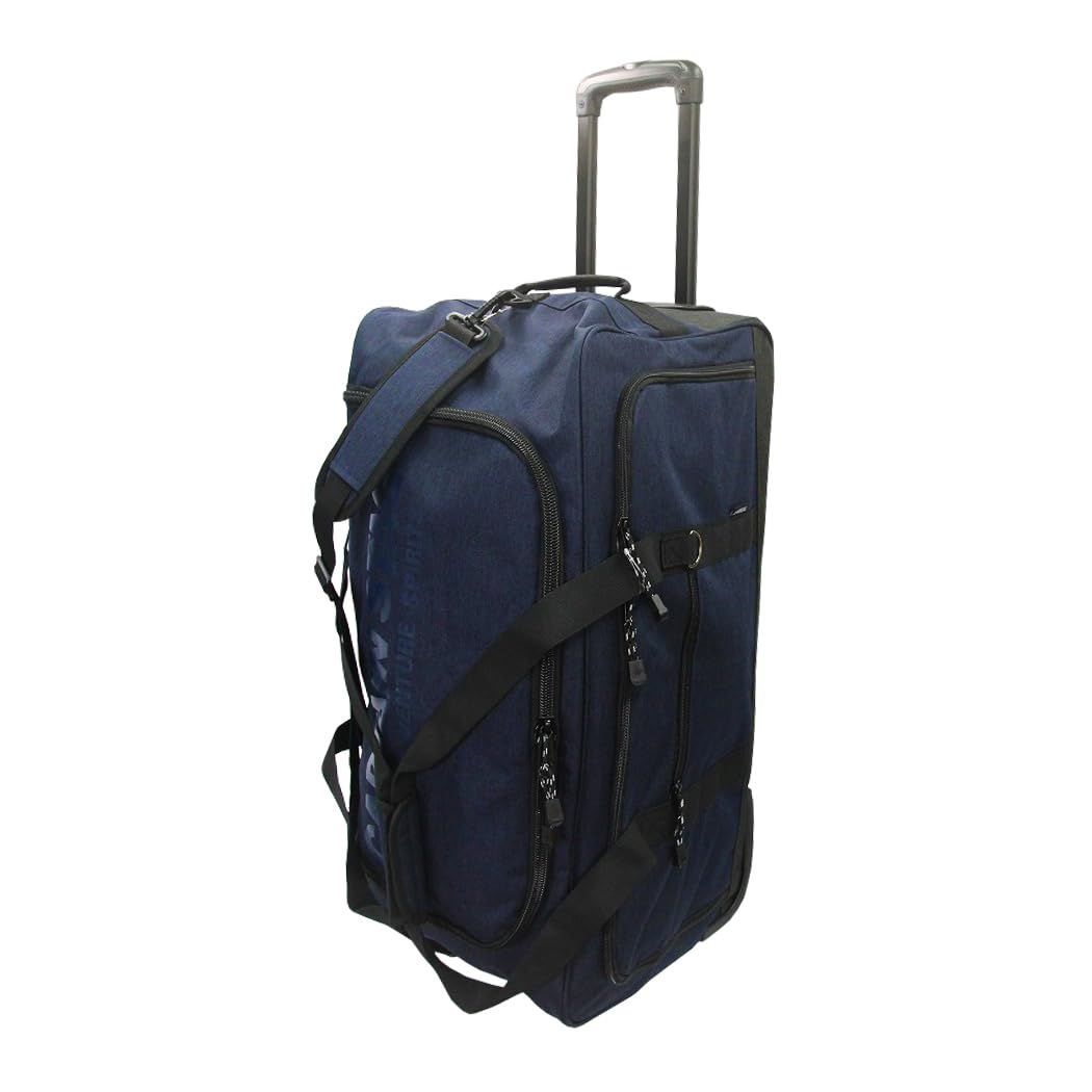 新品 ボストンキャリー 01253 キャプテンスタッグ CAPTAIN SATG 林間学校 バッグ キャリーケース 3way ボストン キャリー 大容量 61L ボストンバッグ (ネイビー)