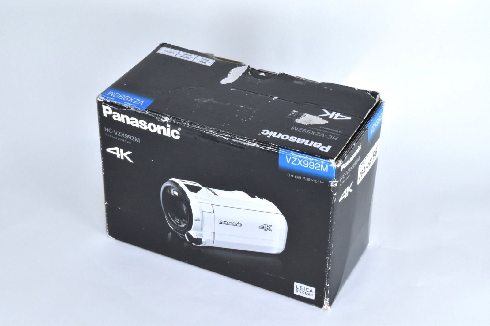 ジャンク品】Panasonic HC-VZX990M デジタルビデオカメラ ホワイト