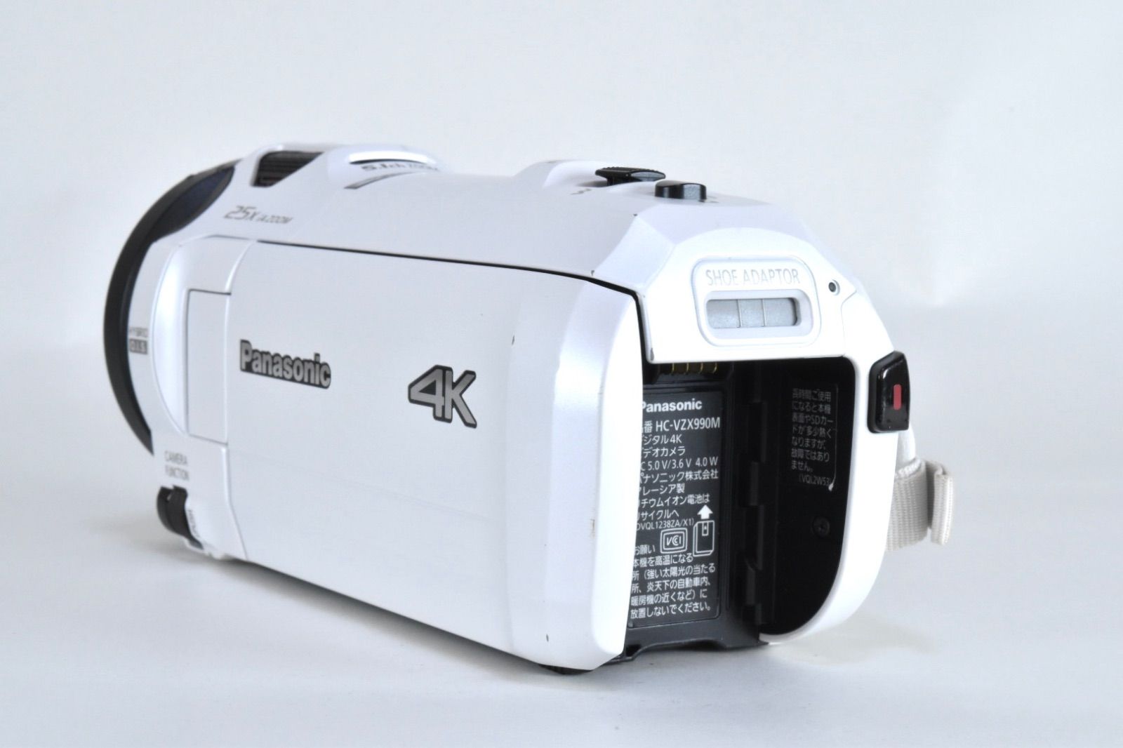 ジャンク品】Panasonic HC-VZX990M デジタルビデオカメラ ホワイト