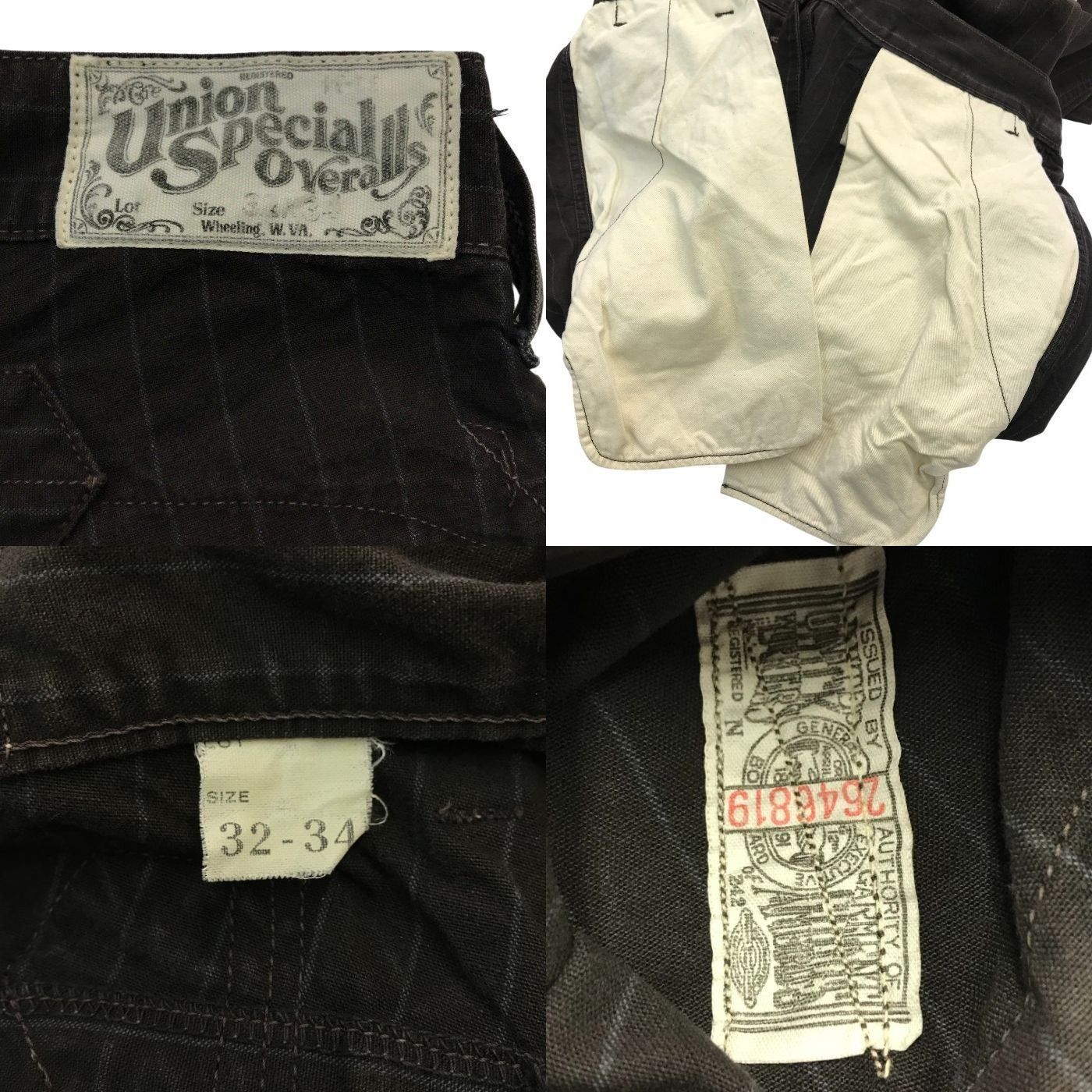 Union Special Overalls ストライプパンツ 【公式通販】