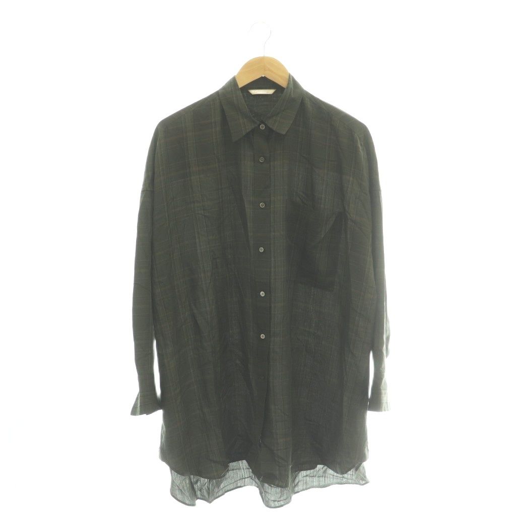 カレンソロジー Curensology 26SS セルロースローンチェックシャツ