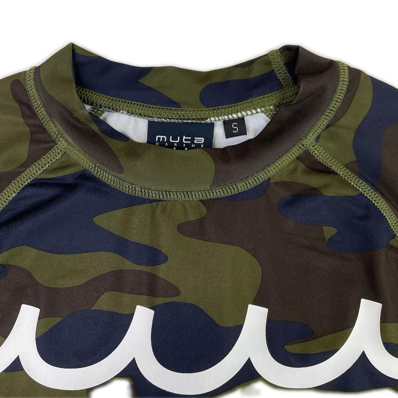 MUTA MARINE グリーン半袖モックネック 未使用品 メンズ ムータマリン muta MARINE 半袖Tシャツ S カーキ系