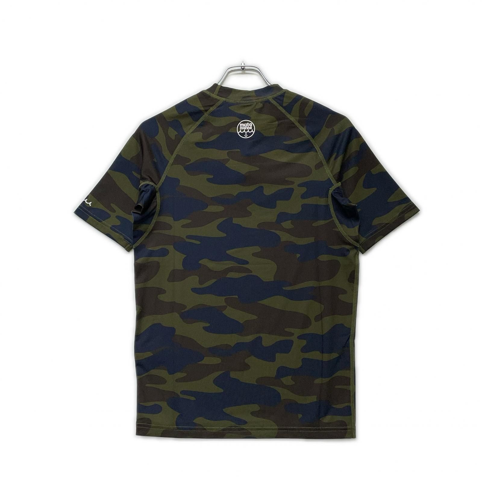 MUTA MARINE グリーン半袖モックネック 未使用品 メンズ ムータマリン muta MARINE 半袖Tシャツ S カーキ系