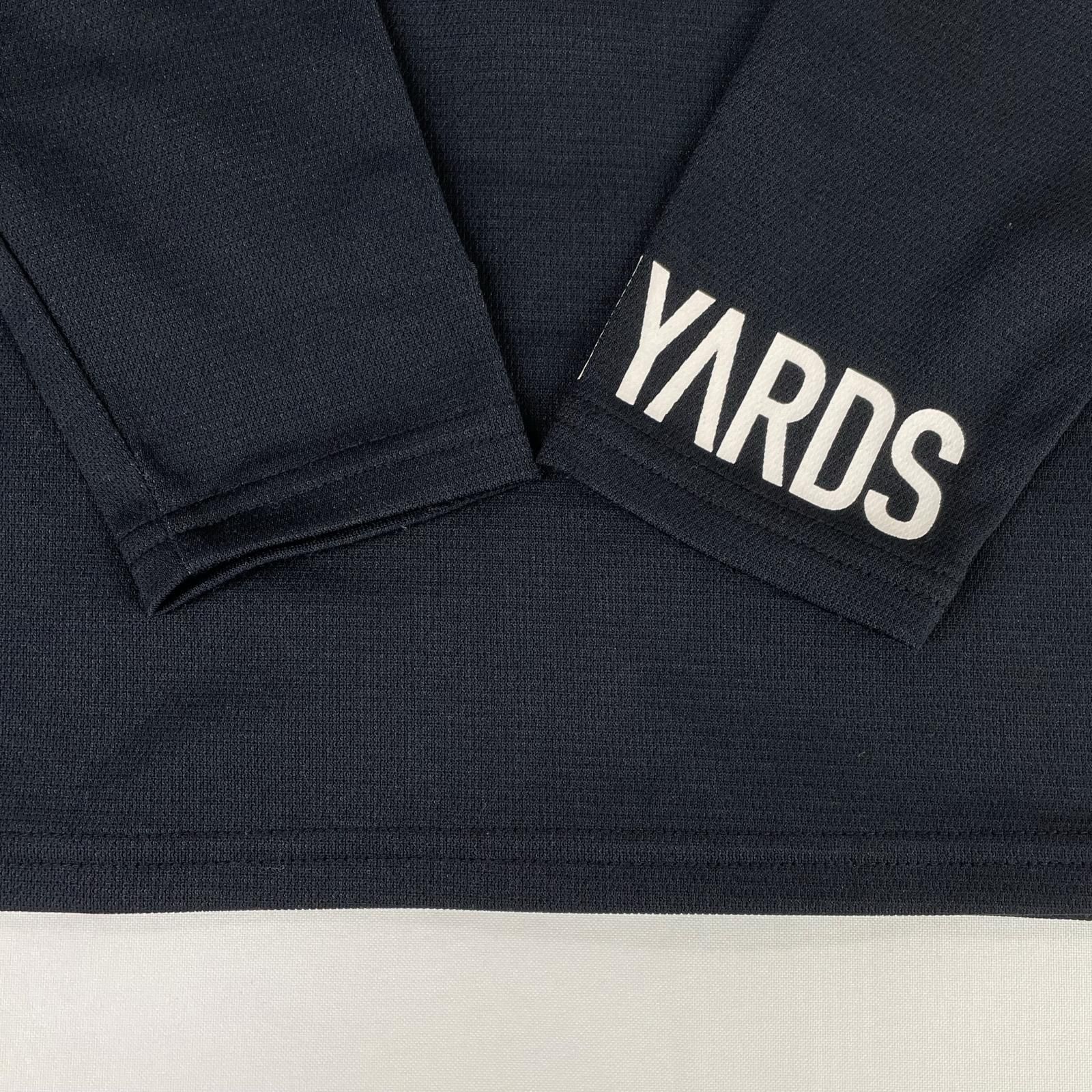 中古 レディース ハチヤーズ 8YARDS 長袖ポロシャツ M 黒 ブラック