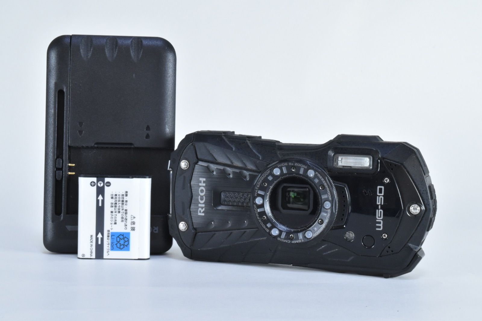 カメラ RICOH WG-50 デジタルカメラ ブラック