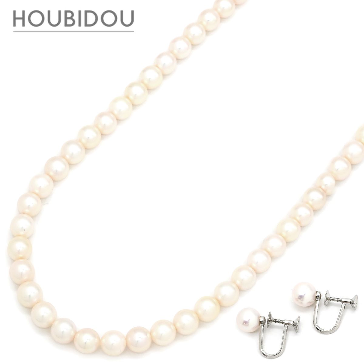ミキモト MIKIMOTO ネックレス あこやパール ネックレス イヤリング 