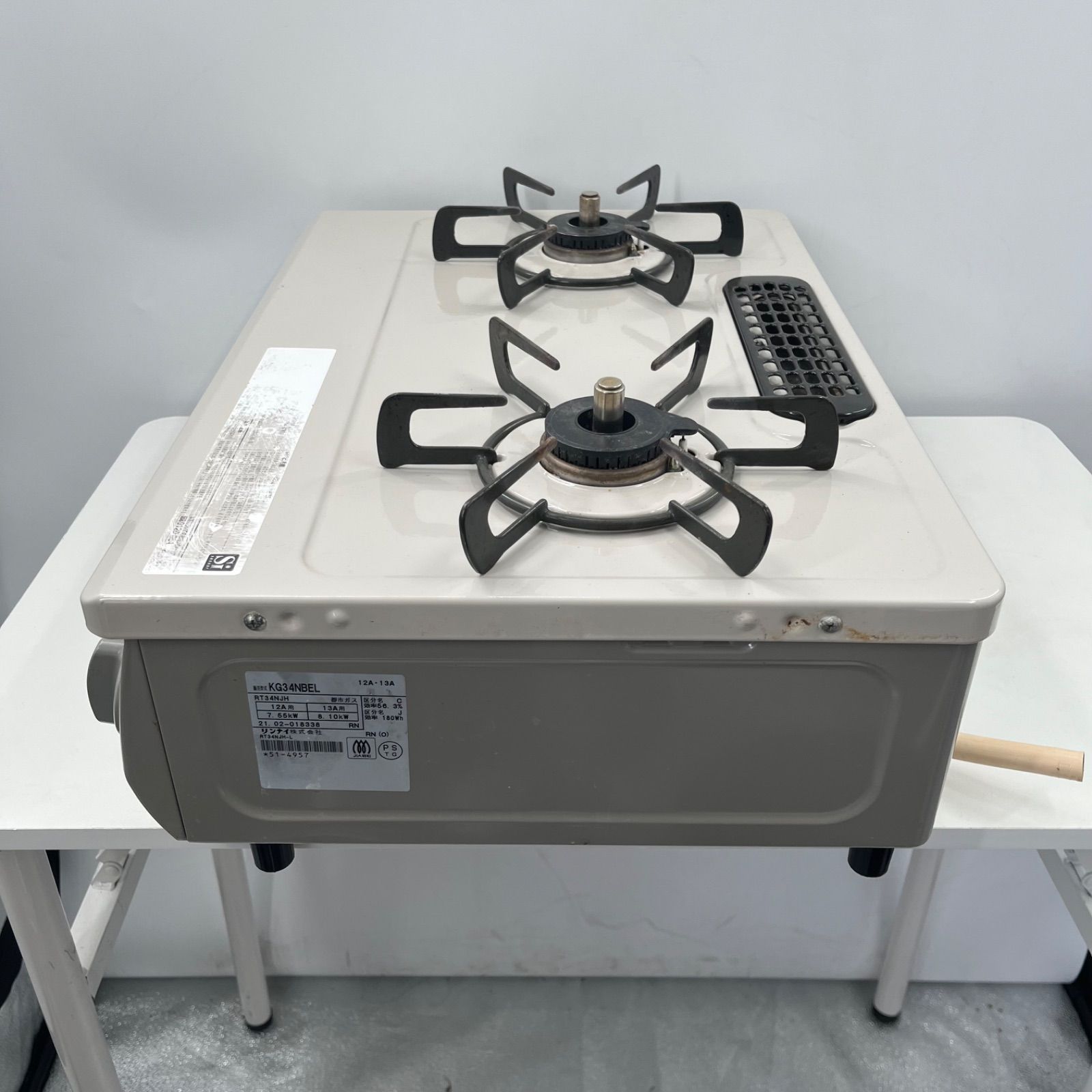 Rinnai リンナイ KG34NBEL RT34NJH ガステーブル 都市ガス 12A 13A 左
