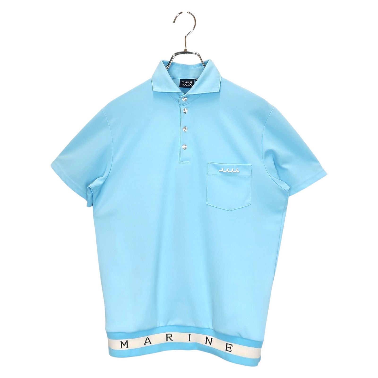 ゴルフ muta MARINE GOLF ムータ マリン ゴルフ ヘムリブ 半袖