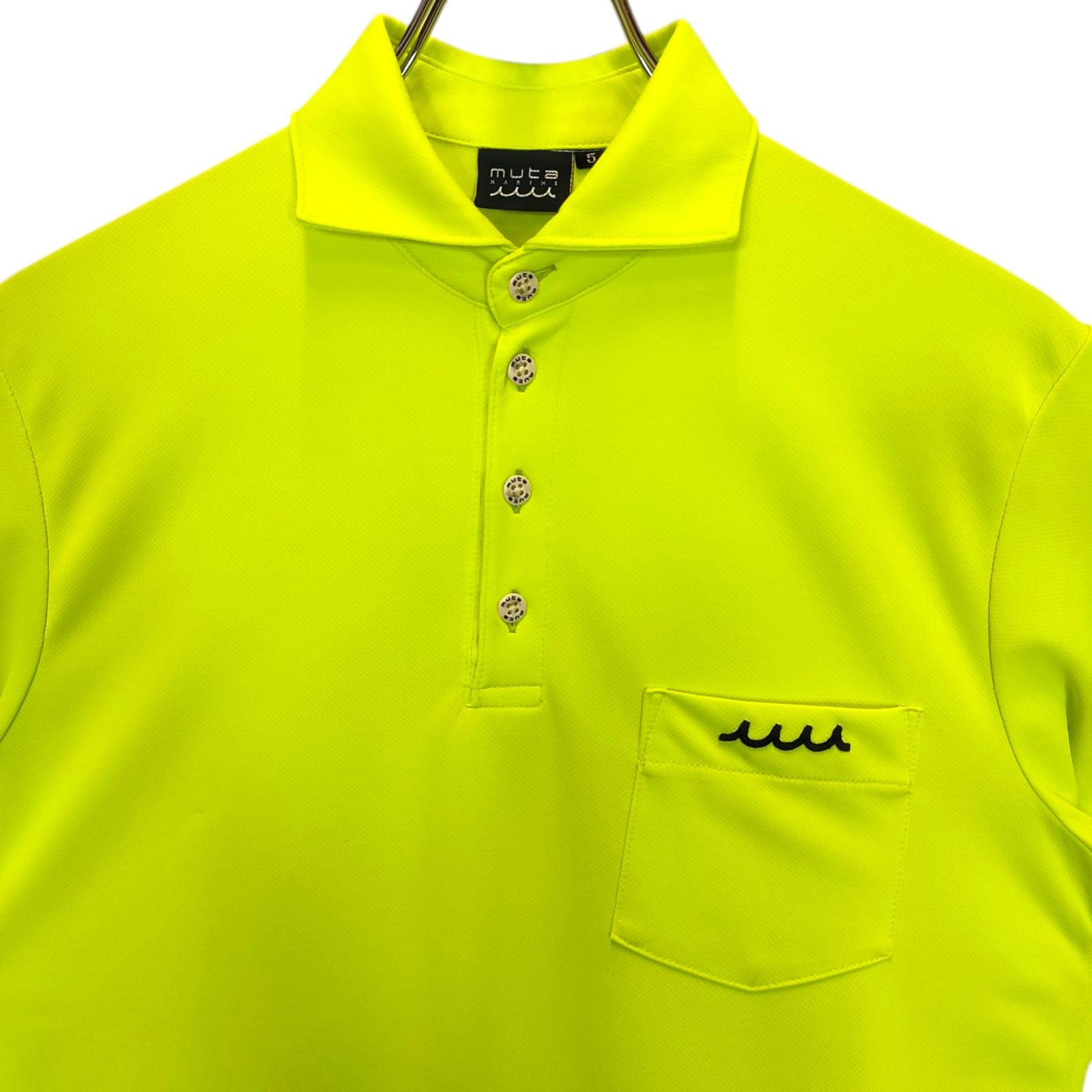 muta MARINE GOLF ムータ マリン ゴルフ ヘムリブ 半袖 ポロシャツ