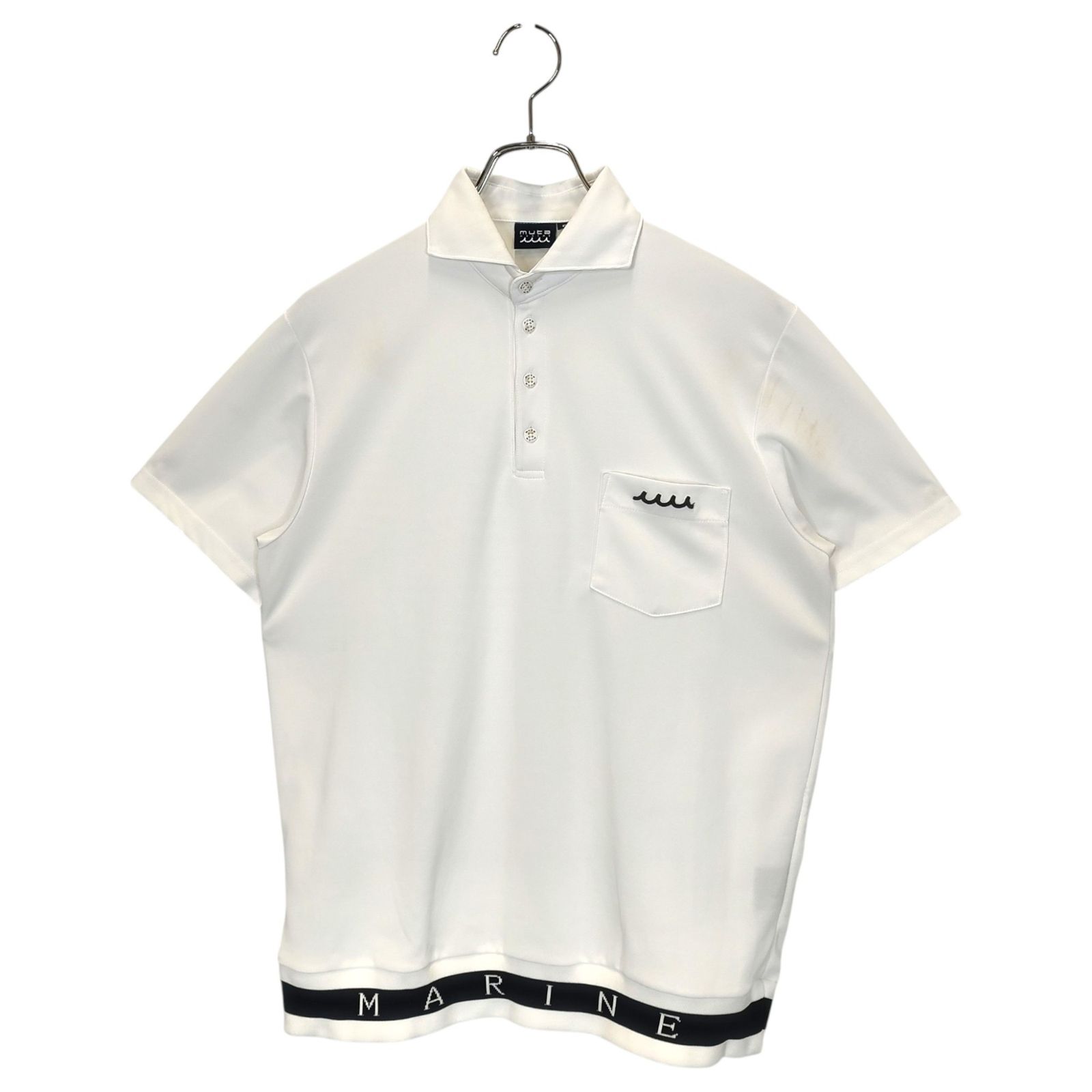 muta MARINE GOLF ムータ マリン ゴルフ ヘムリブ 半袖 ポロシャツ