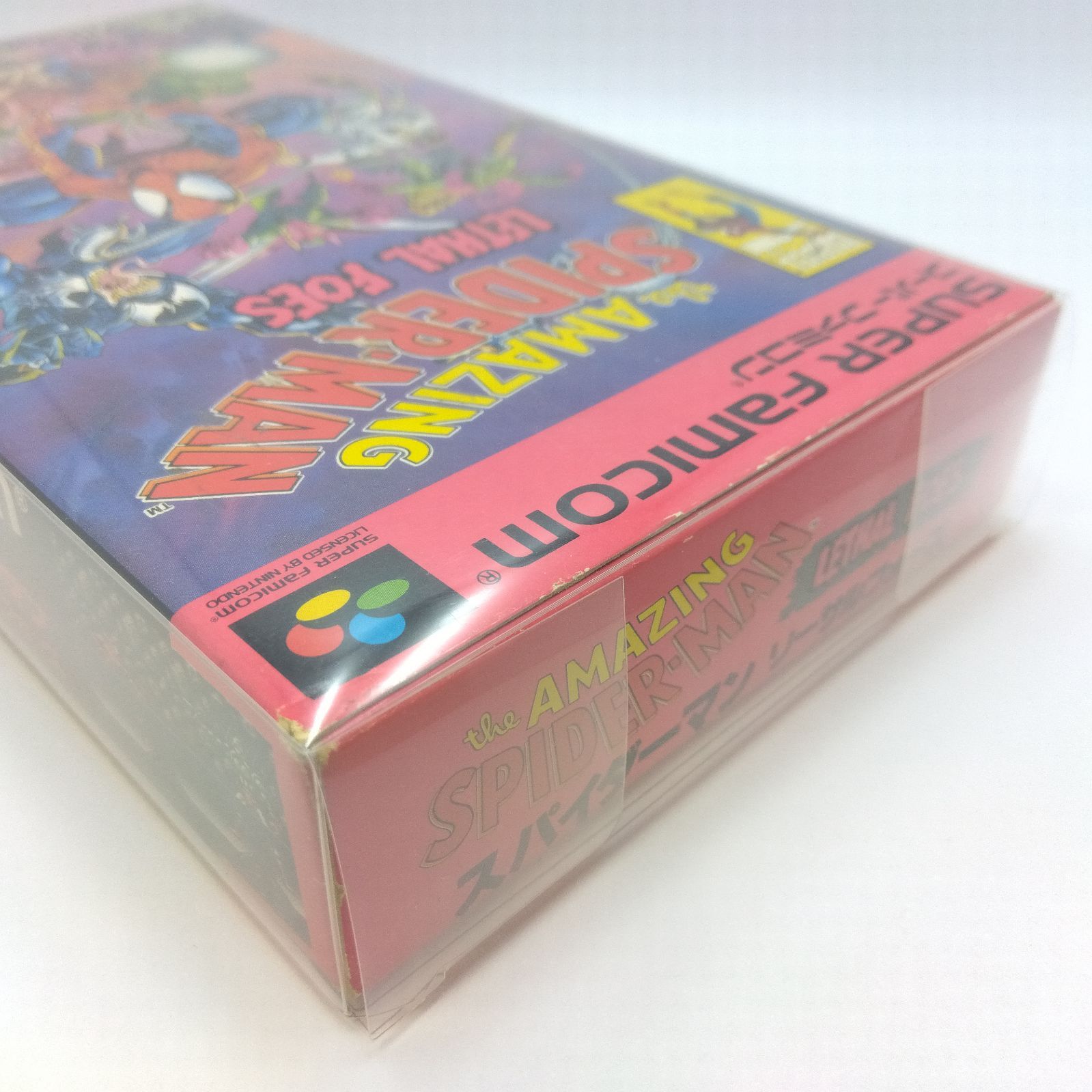 箱説付き】SFC スパイダーマン リーサルフォース スーパーファミコン 