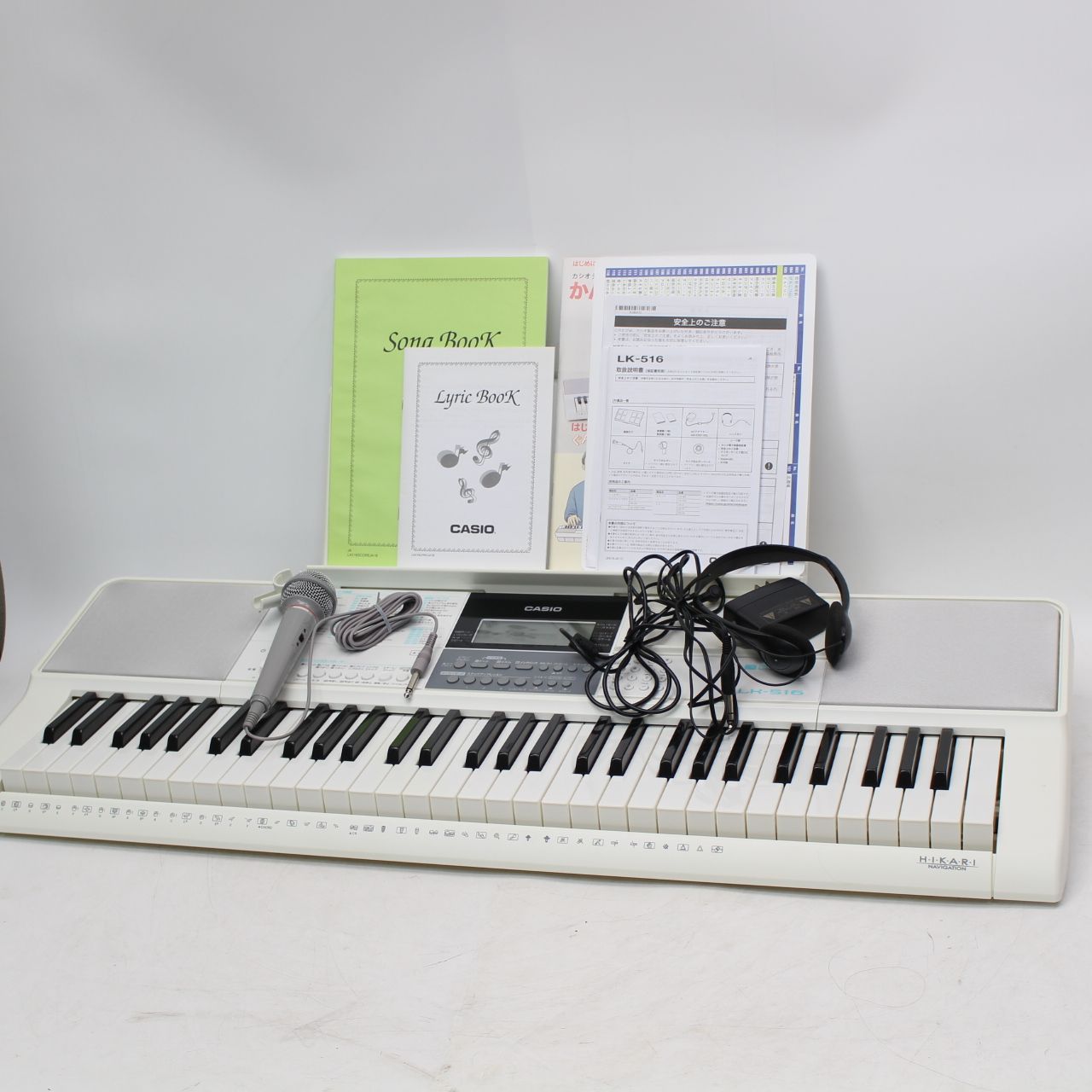 【美品】CASIO LK-516 61鍵盤 / 電子キーボード 中古 CASIOカシオ 光ナビゲーションキーボード LK-516 電子キーボード