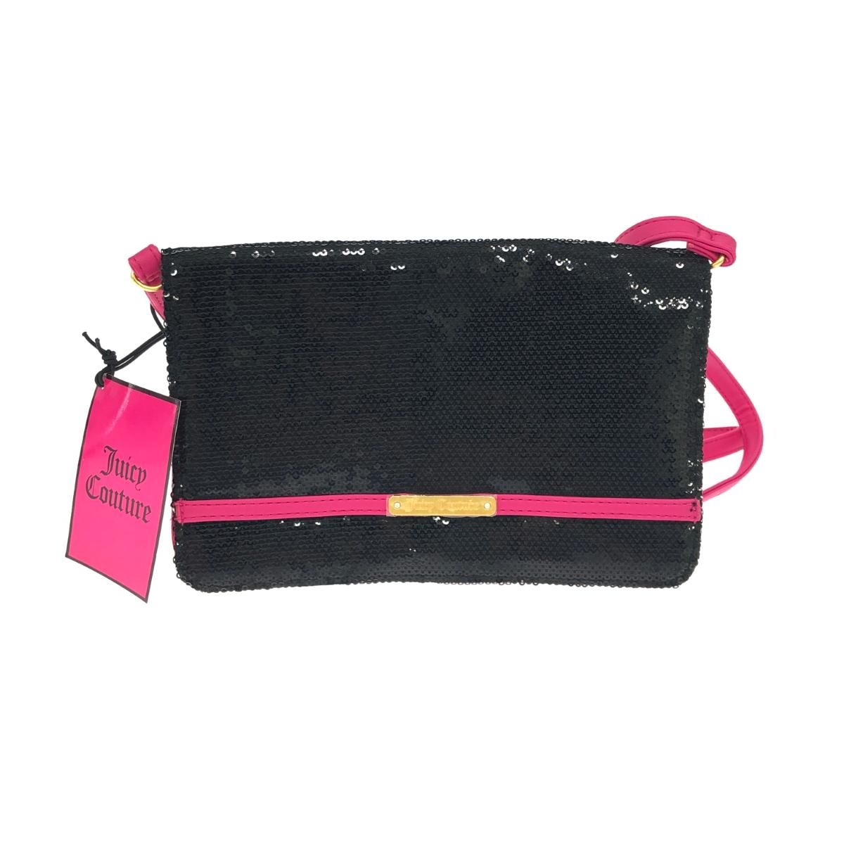 JUICY COUTURE Juicy Couture Shoulder Bag Sequin/PVC Black Women/ 240001198216