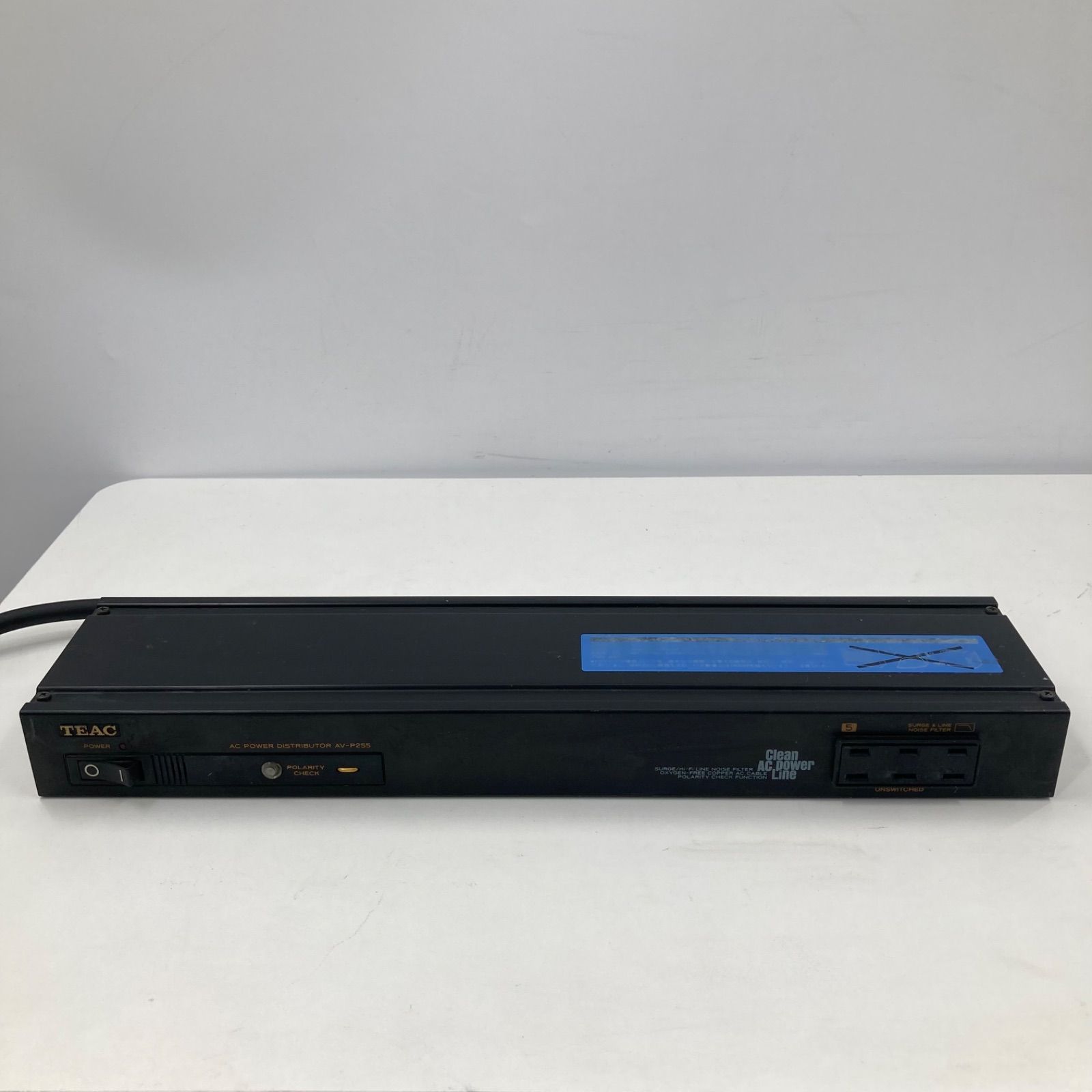 BOSS VF-1 TEAC AV-P255セット TEAC ティアック AV-P255 AC POWER DISTRIBUTOR 電源タップ オーディオ