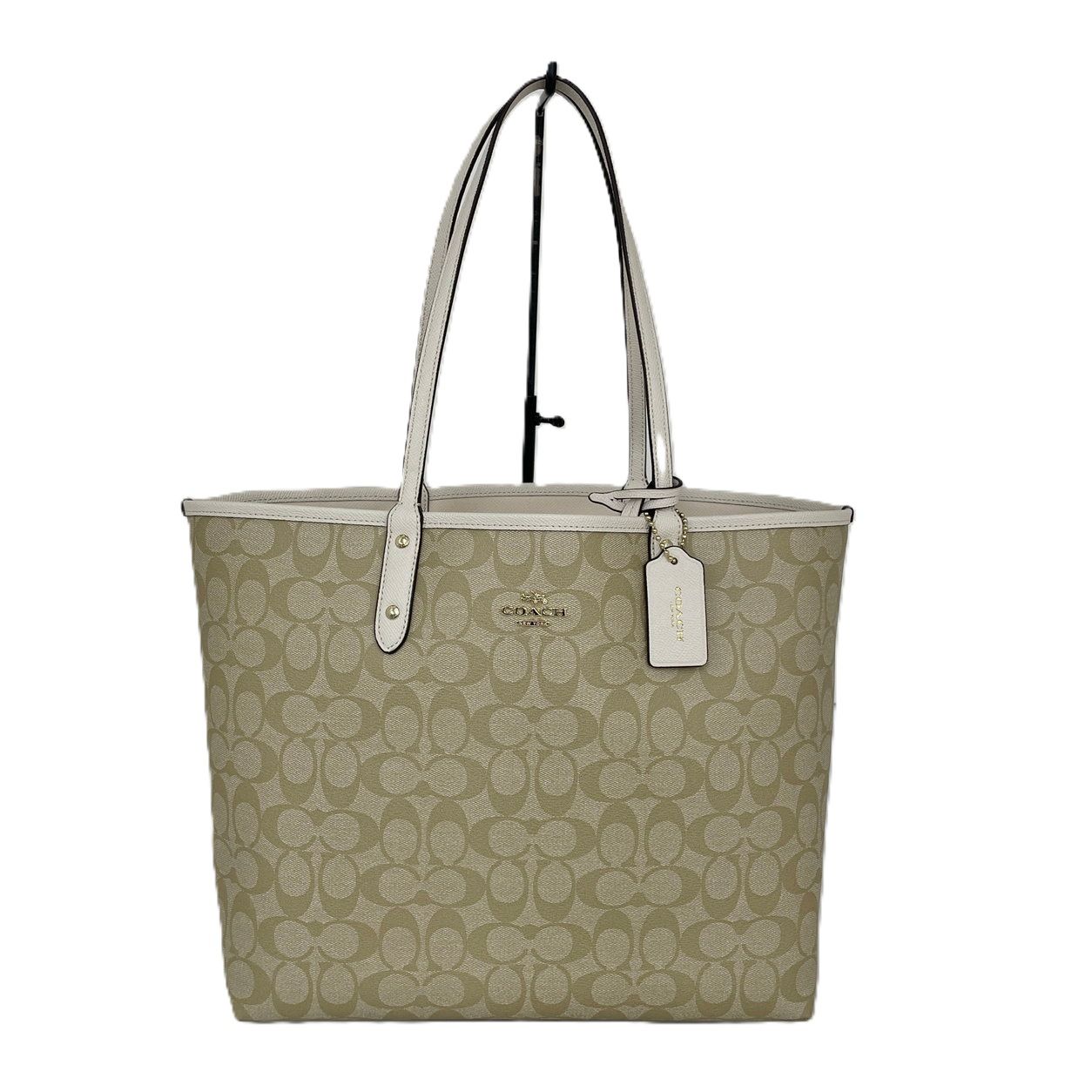 最終お値下げ】COACH シグネチャーリバーシブルショルダートートF36658 