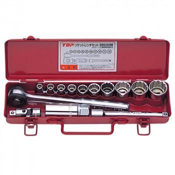 トップ工業(TOP) ソケットレンチセット(差込角9.5mm) 14点 SWS-310M