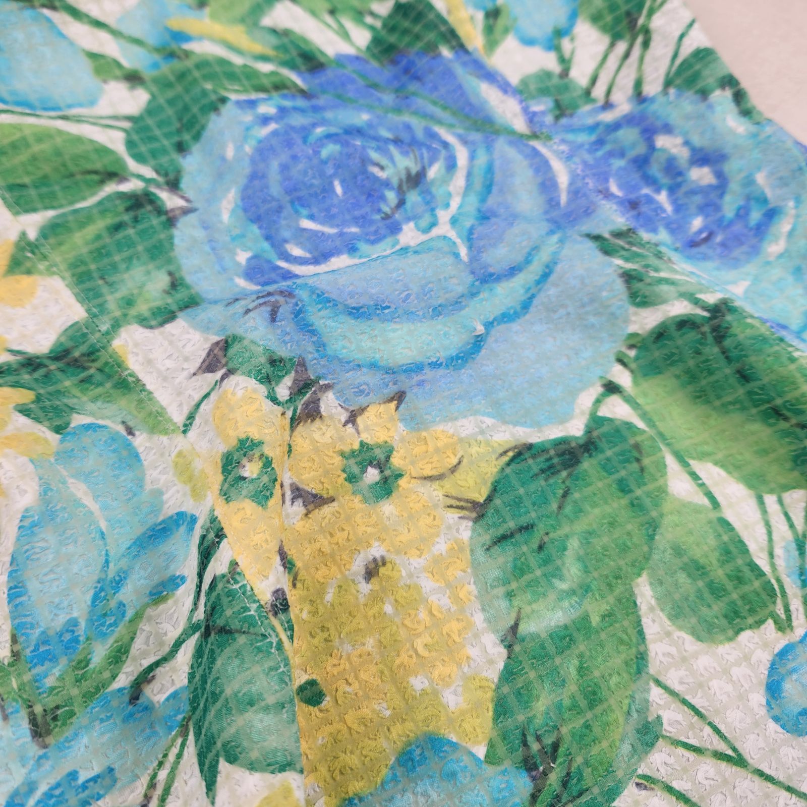 美品 ディオール ワンピース Dior マドモアゼル 花柄 マルチカラー S 