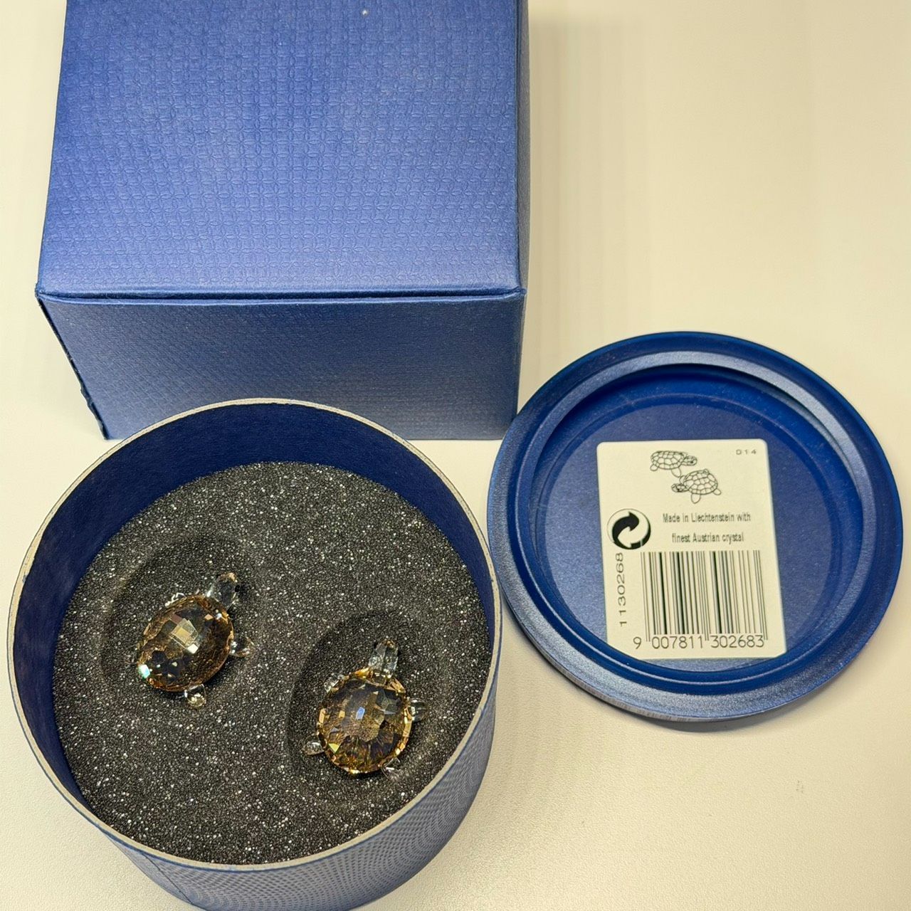 WB166 Swarovski スワロフスキー Baby Tortoises フィギュリン 亀