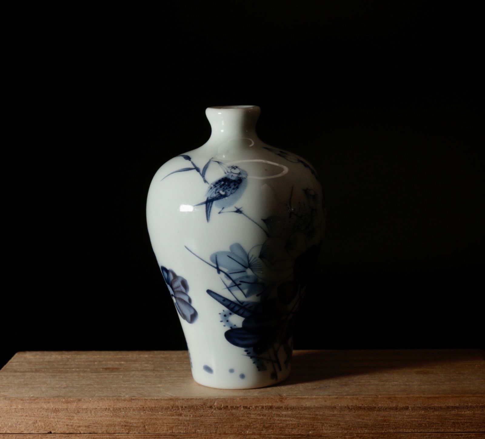 q2922】青磁 磁器 花瓶 山東 オブジェ おきもの インテリア 【公式通販】