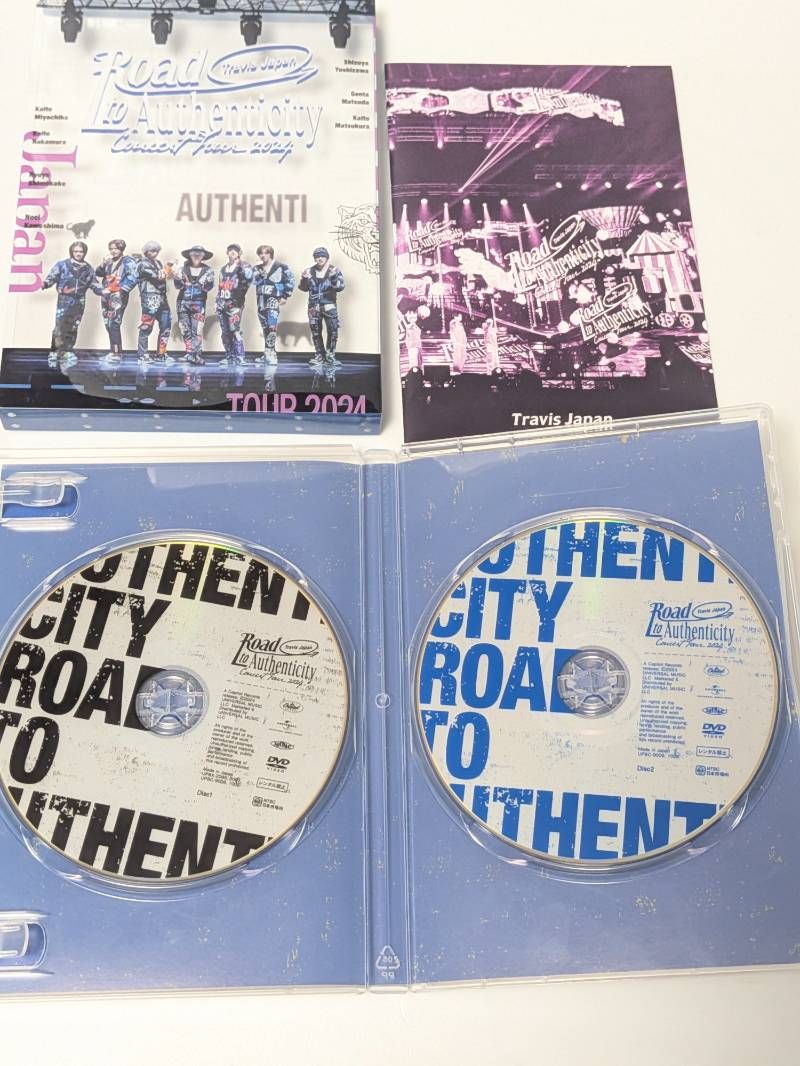 Travis Japan Concert Tour 2024 Road to Authenticity 通常盤DVD 初回
