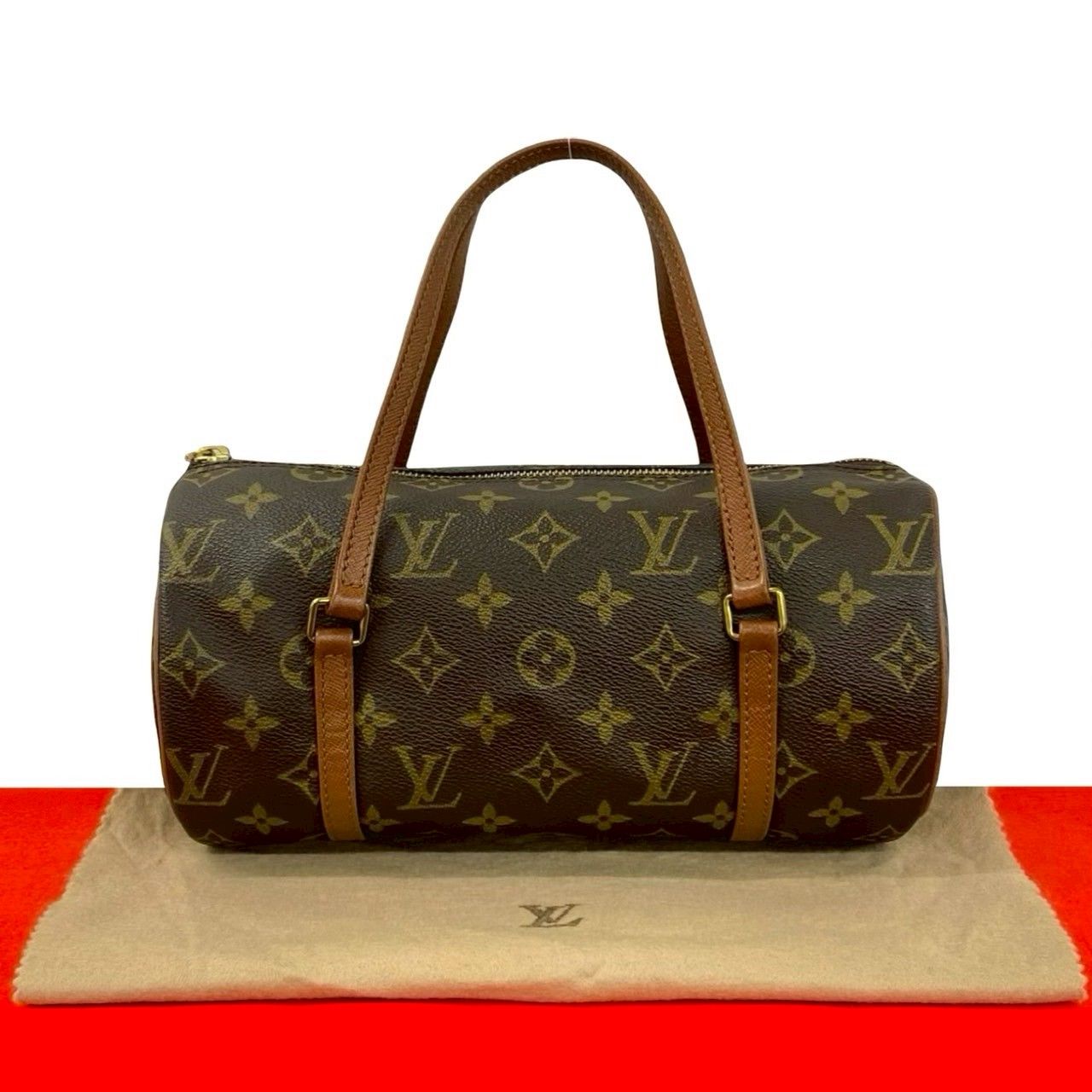 極 美品 袋付き LOUIS VUITTON ルイヴィトン パピヨン 26 モノグラム