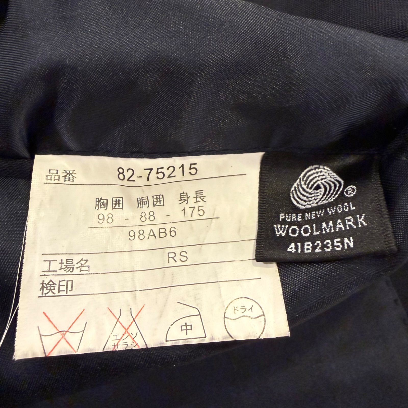CHAPS RALPH LAUREN 金ボタン 紺ブレ テーラードジャケット ダーク