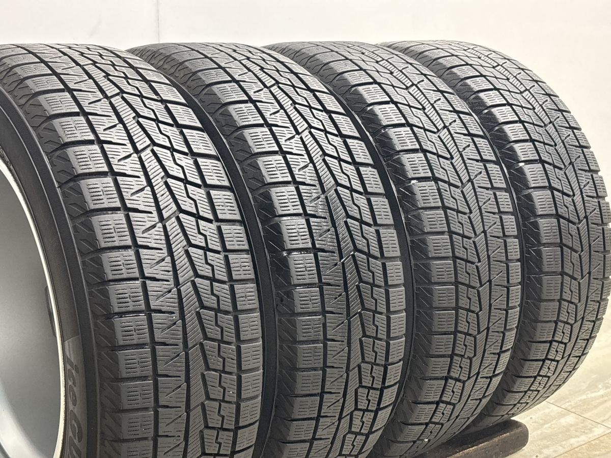 バリ溝!! 215/60R17 PCD114.3　アルファード　YOKOHAMA ice guard IG50 Plus 美品 バリ溝】エコフォルム 17in 7J +45 PCD114.3 ヨコハマ アイス