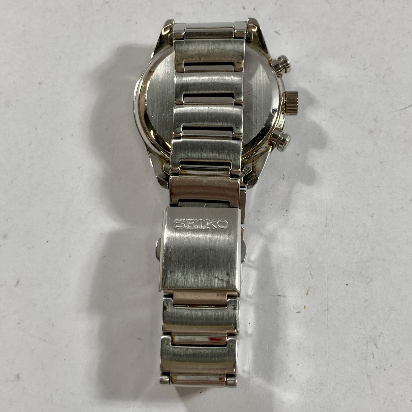 ☆ SEIKO セイコー ソーラークロノグラフ スピリット V172-0AP0 メンズ 
