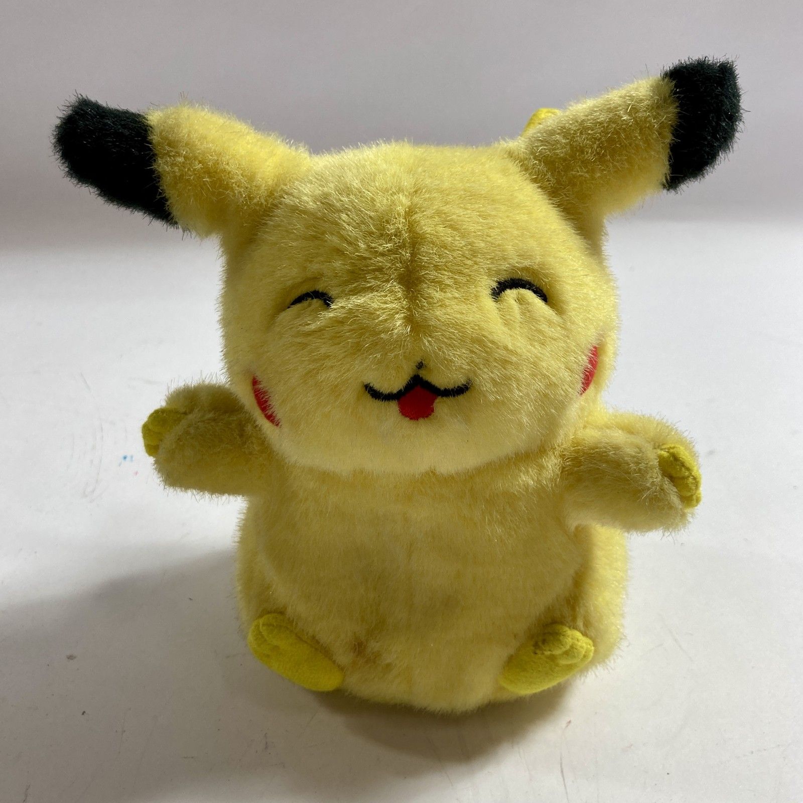 ピカチュウ　初期　tomy バンザイ　にっこり　ピース　ポケモン　当時物　レトロ ☆ 希少 レア バンザイピカチュウ ニコニコピカチュウ 初代 初期