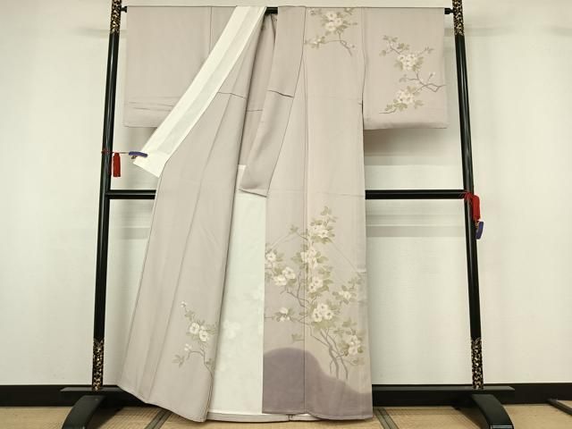 平和屋着物●訪問着　枝花文　暈し染め　正絹　逸品　AABH3709cs 平和屋着物○訪問着 枝花文 暈し染め 正絹 逸品 AABH3709cs - メルカリ