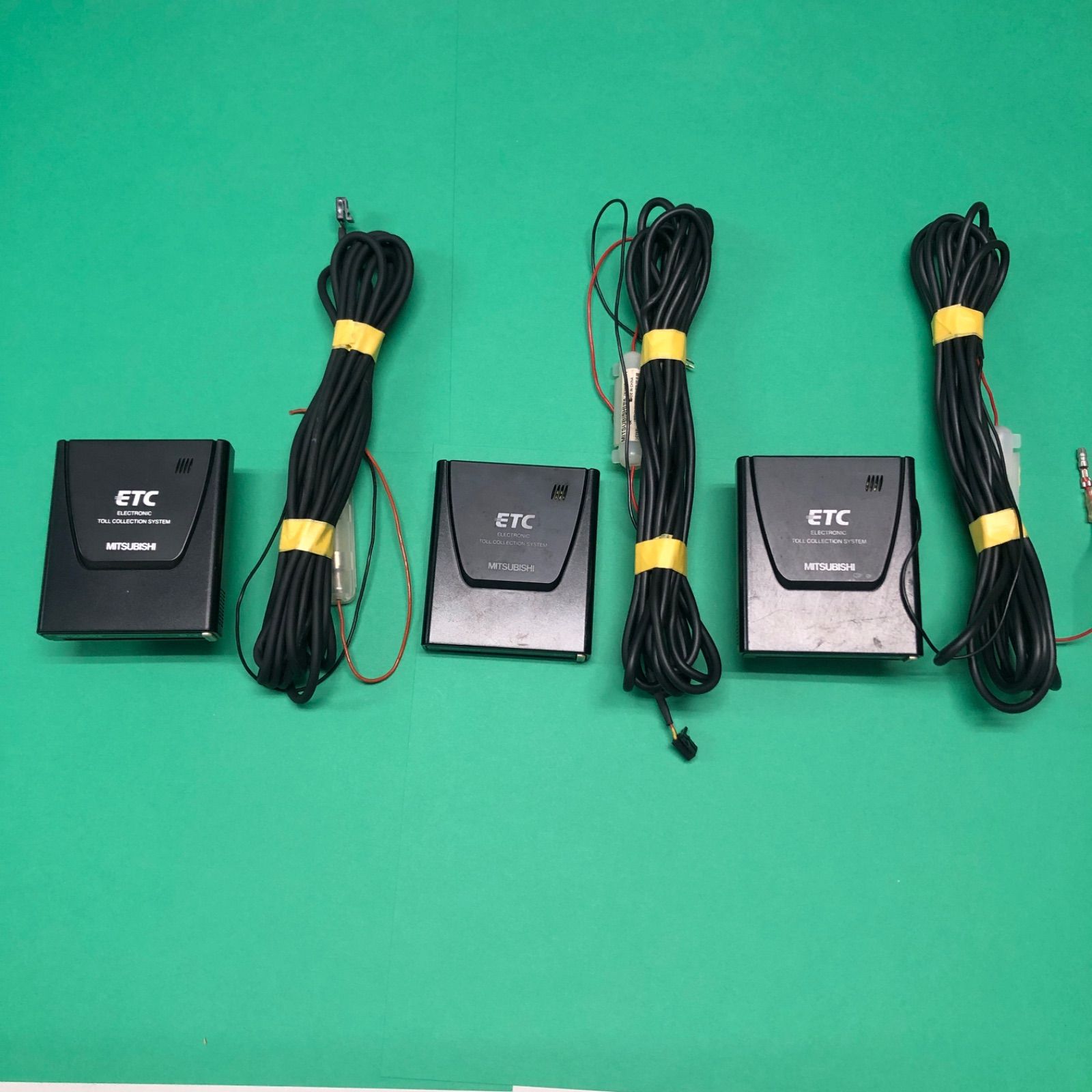 三菱電機 アンテナ一体型 ETC EP-9U53V・9U58V・9U56V 軽自動車登録 3台セット 中古品