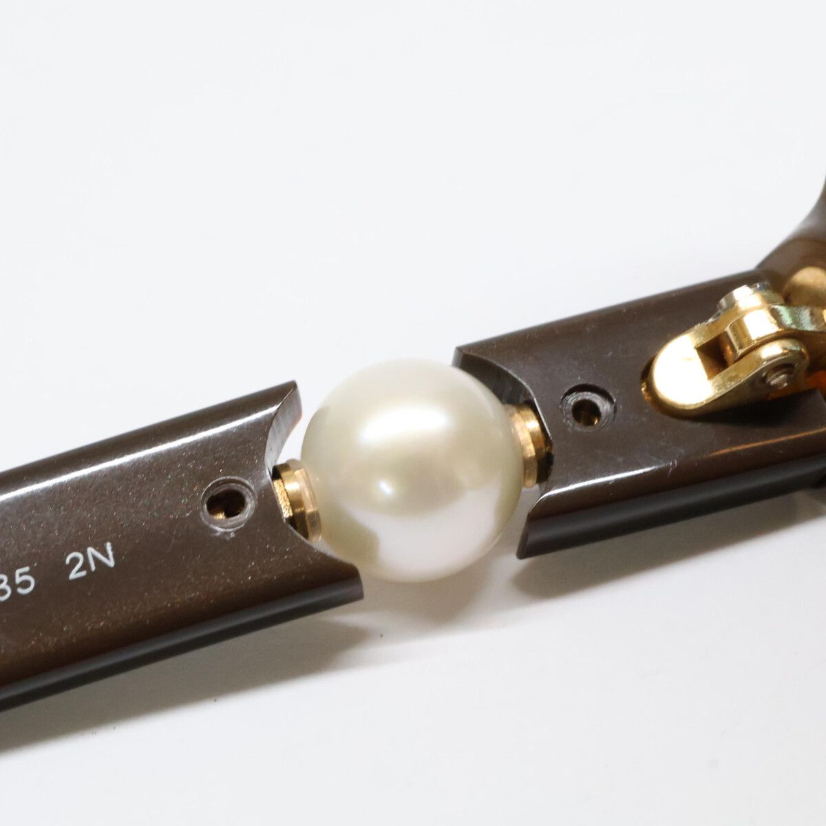 CHANEL シャネル  5131-H-A ココマーク イミテーションパール ビッグフレーム 60□15 135 CHANEL - CHANEL シャネル 5131-H-A ココマーク イミテーションパール