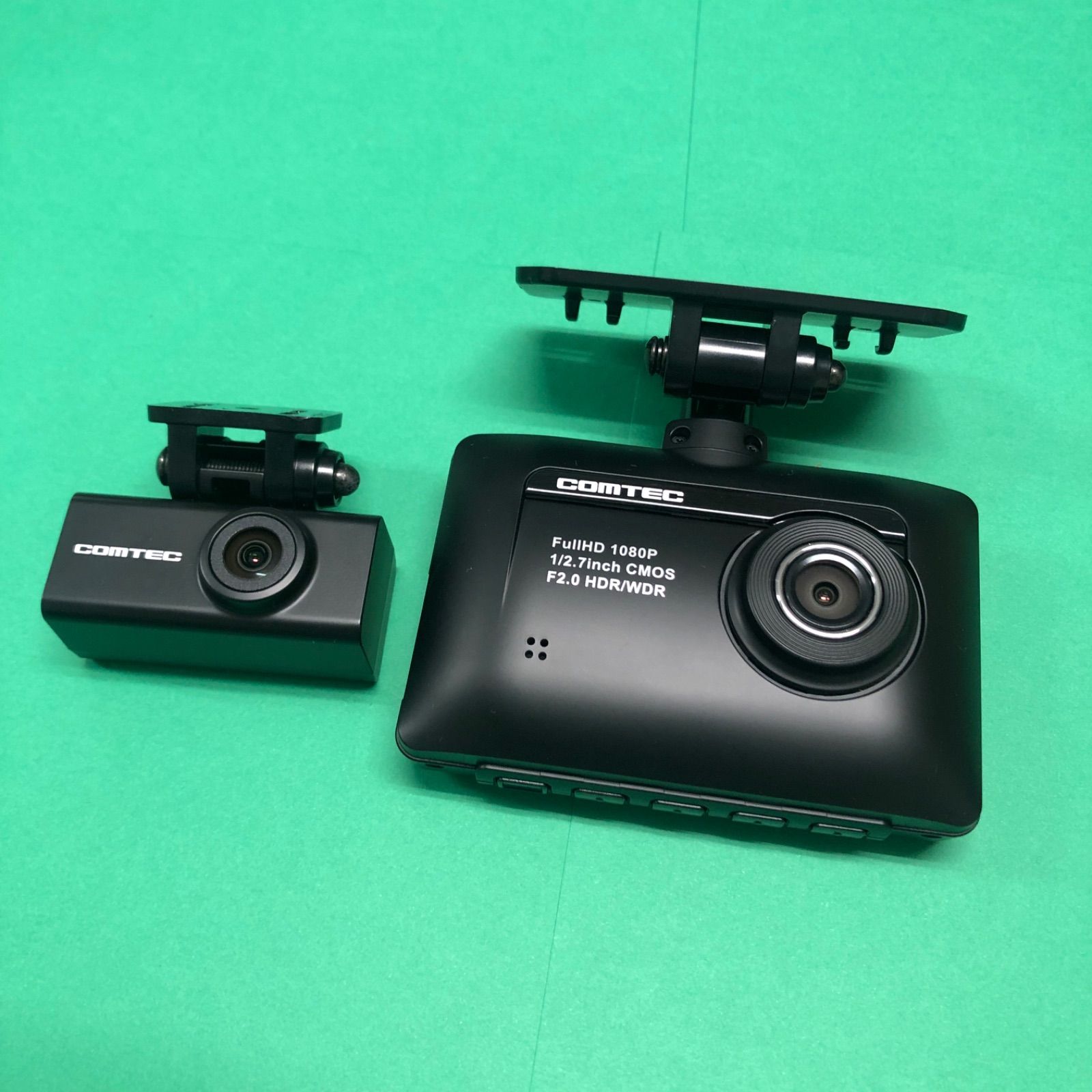 コムテック ドライブレコーダー ZDR-015 前後 2カメラ ドラレコ フルHD