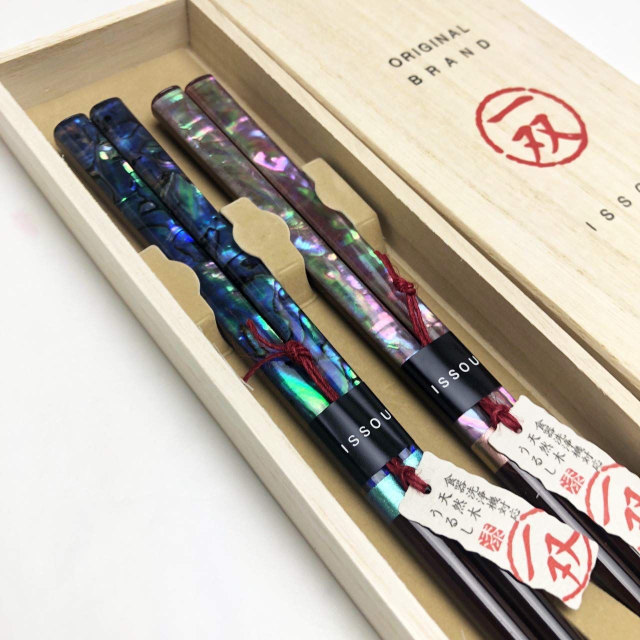 【特価セール】一双 ギフト 箸 セット ペア 弁当 おしゃれ 日本製 国産 (雅貝)
