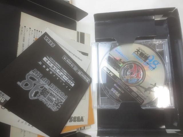 ゲーム セガ アドバンスド 大戦略98 パワーアップキット 箱 説明書