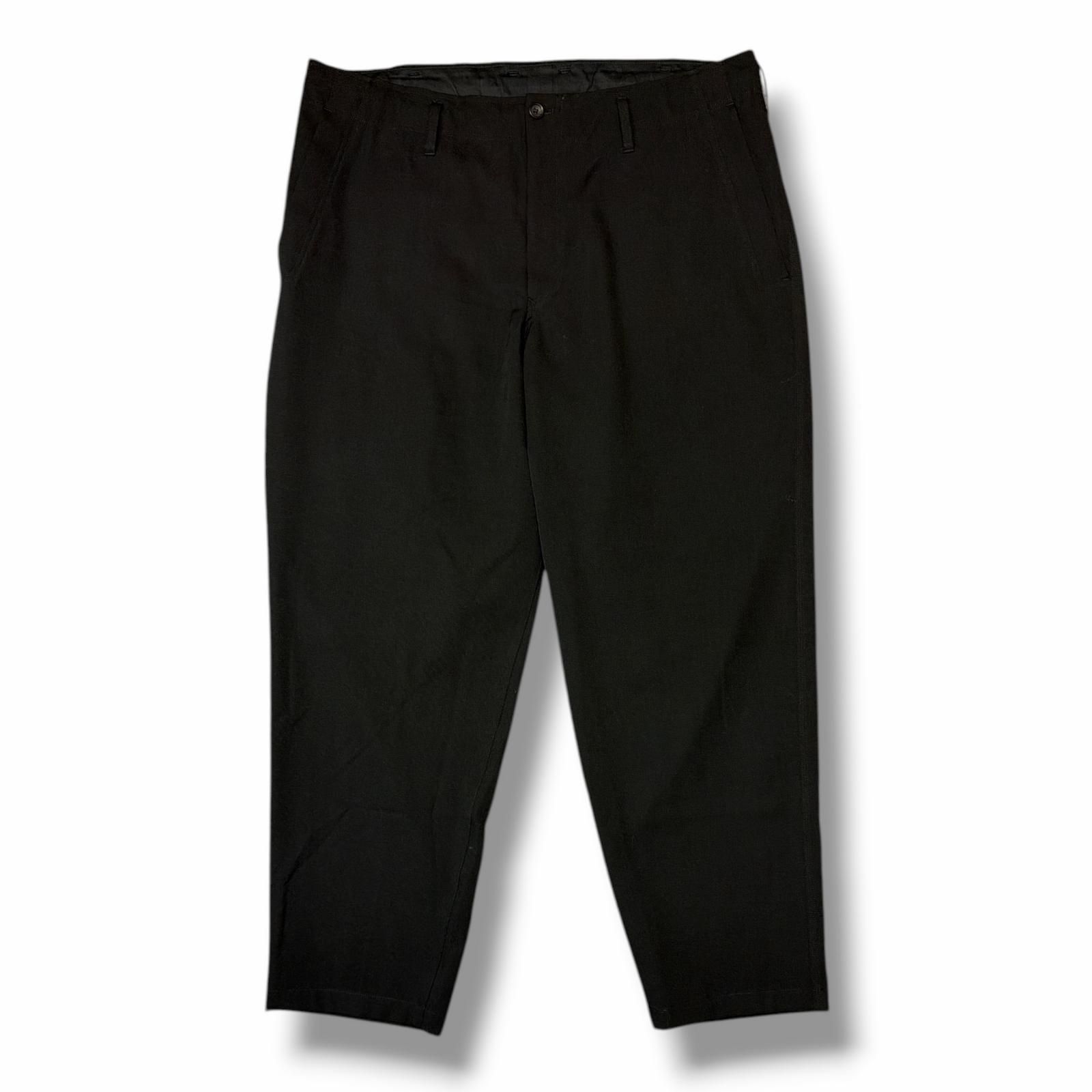 参考上代88000円 Yohji Yamamoto POUR HOMME WOOL GABARDINE 3 ST WORK 