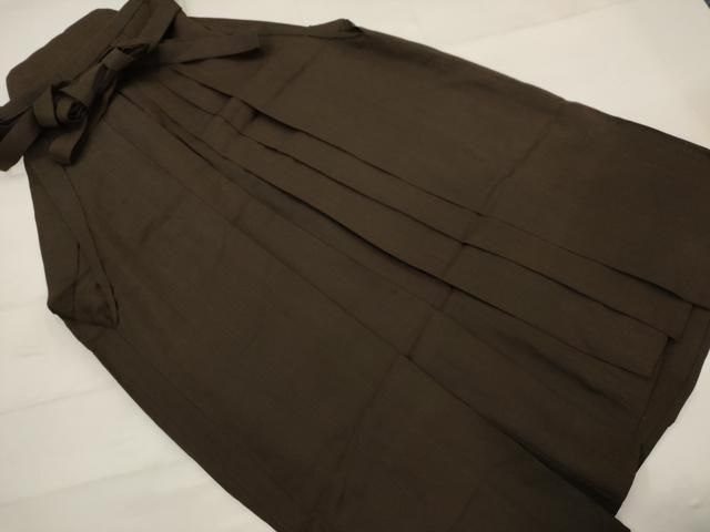 平和屋着物■男性　行灯袴　縞　正絹　逸品　AABI0319st