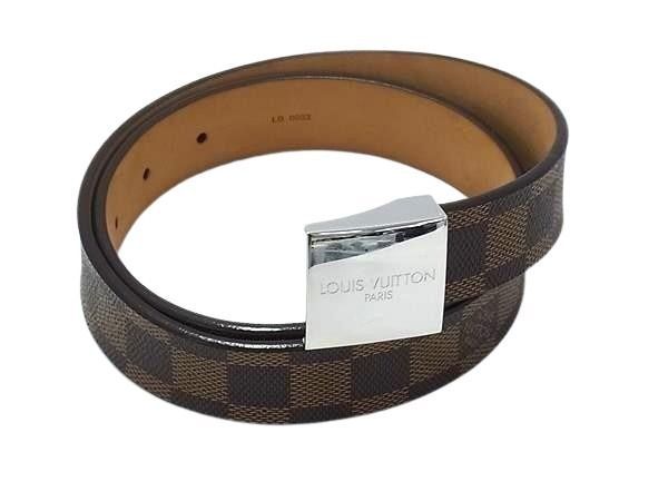 LOUIS VUITTON ルイヴィトン ベルト ダミエ サンチュール キャレ M6803