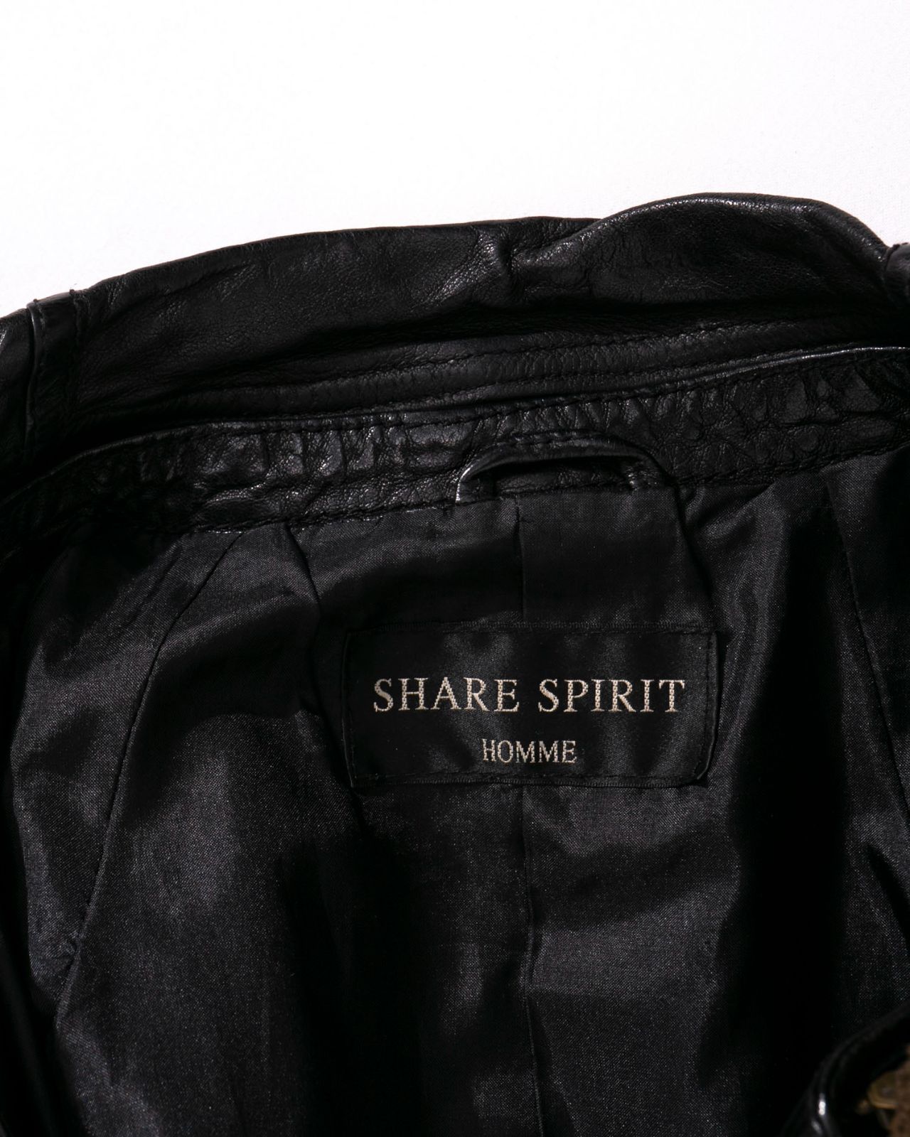 SHARE SPIRIT HOMME シェアスピリット シープレザーライダース