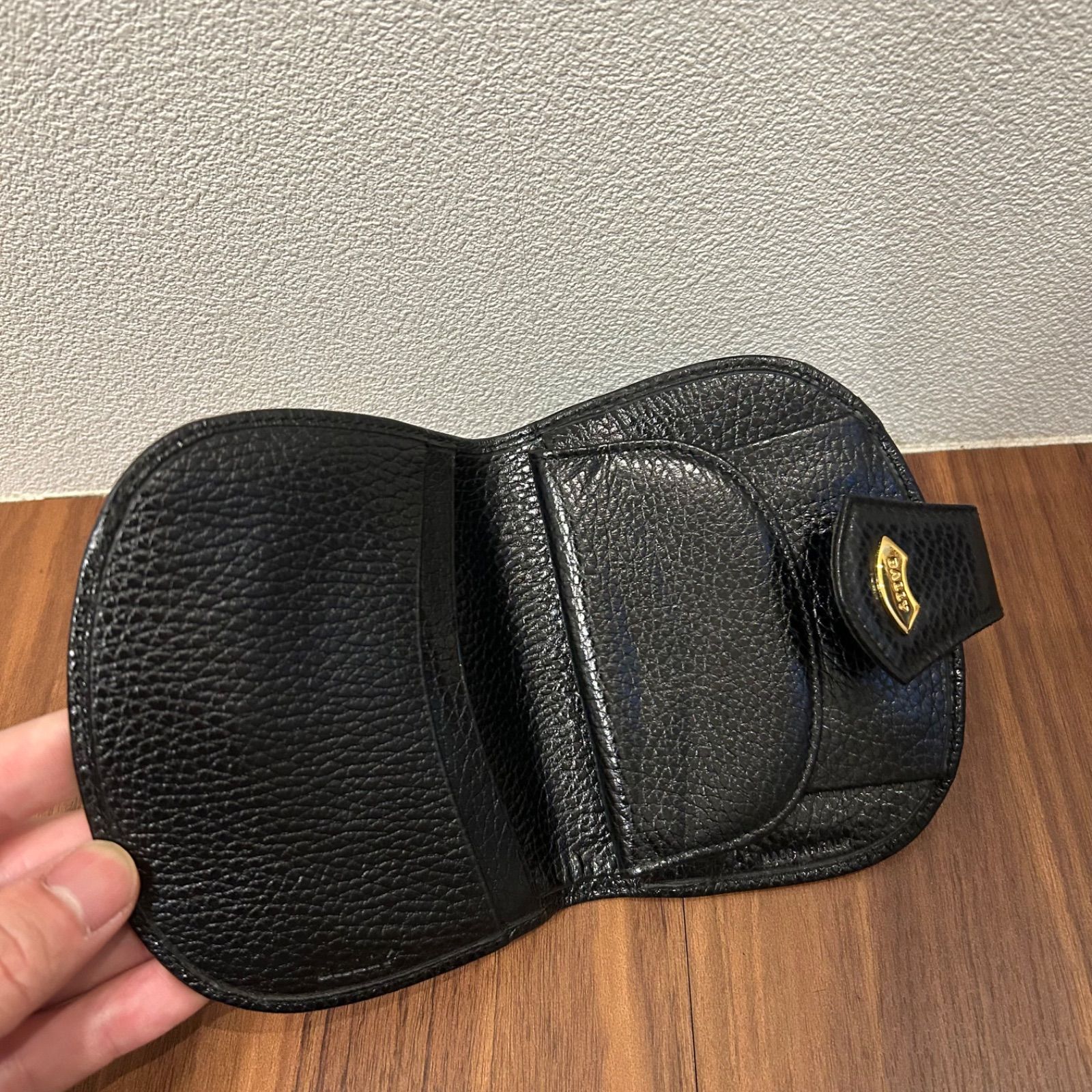 美品イタリア製 BALLY バリー レディース メンズ 二つ折り財布 革財布 