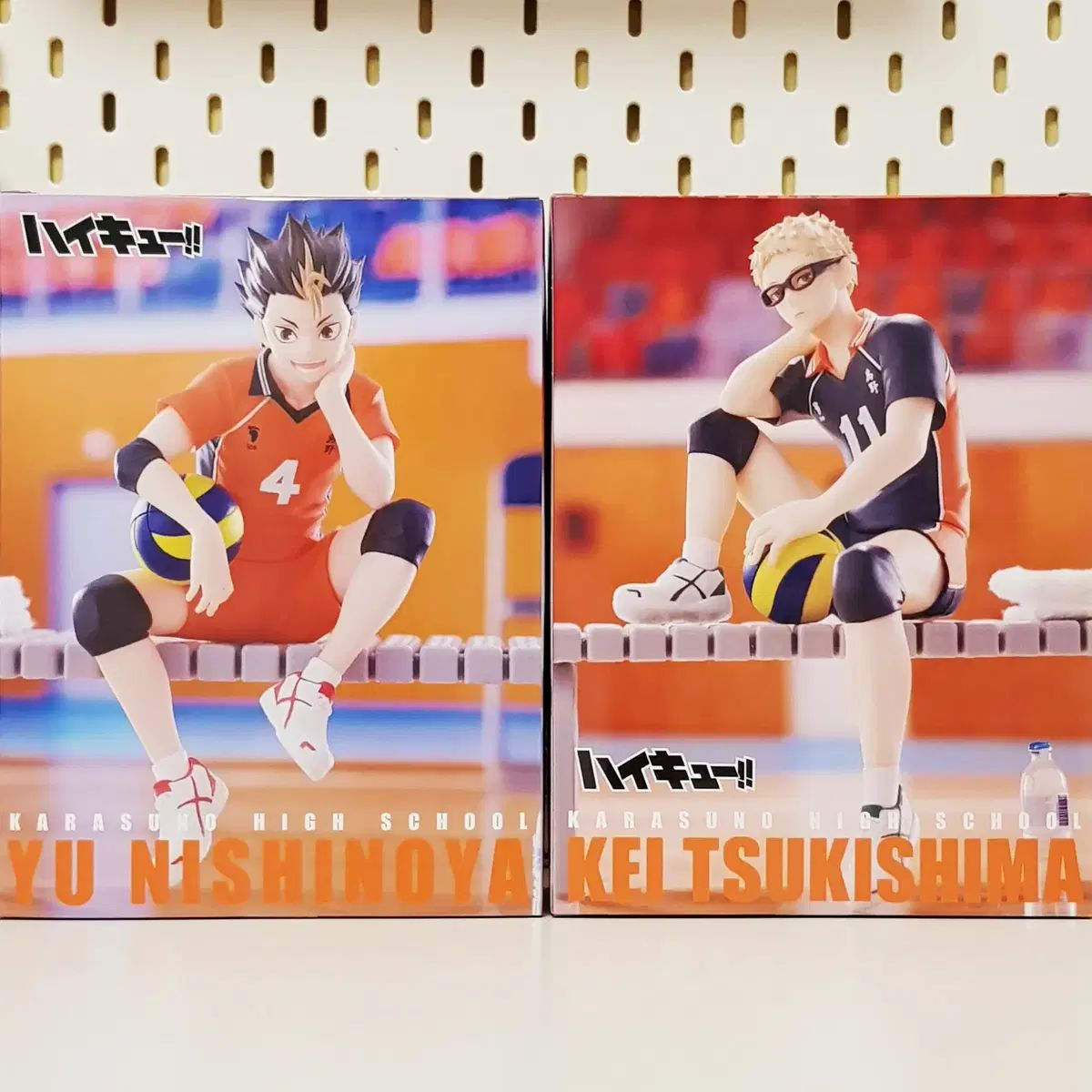 ハイキュー 西谷 夕 & 月島 蛍 ヌードルストッパー フィギュア セット