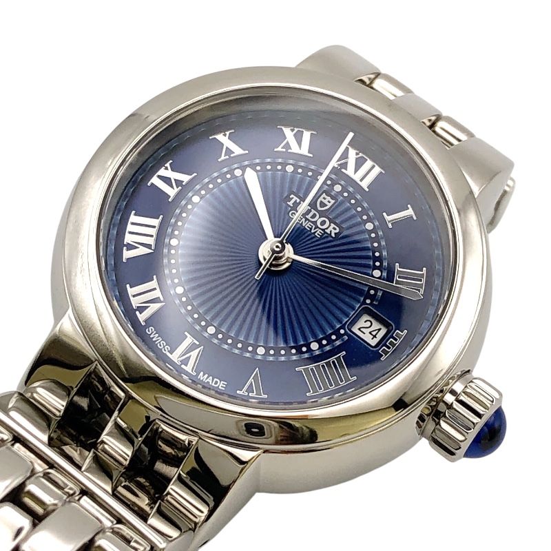 チューダー/チュードル TUDOR クレア　ド　ローズ　26mm 35200-0009 ブルー ステンレススチール 自動巻き レディース 腕時計 TUDOR Clair de Rose watch - 26mm steel case, Blue dial - m35200-0009