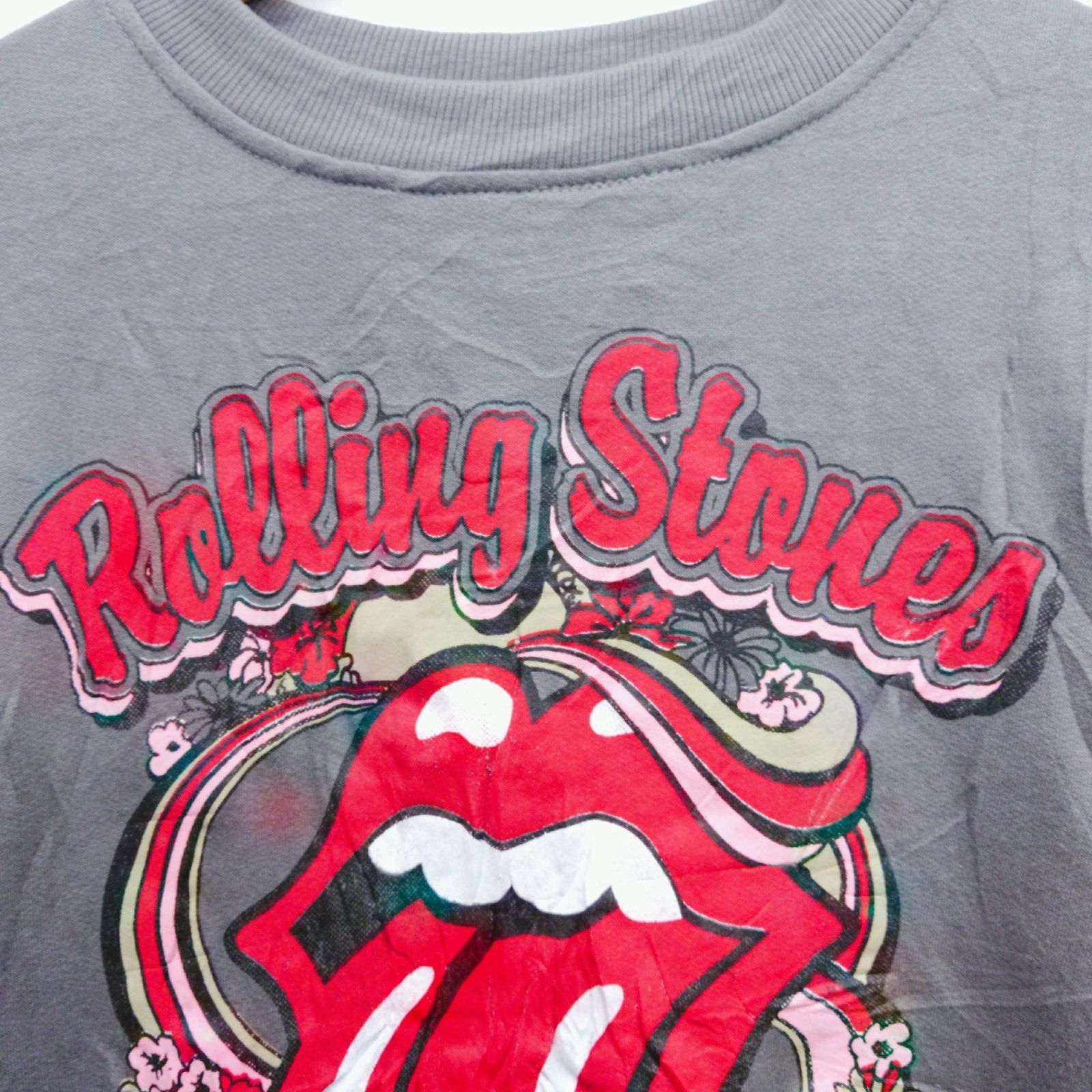 Rolling Stones ローリングストーンズ スウェット グレー XS 