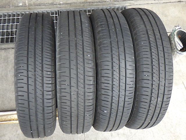 T2411-6　ラジアルタイヤ　ダンロップ　ENASAVE EC204　145/80R13　2020年　４本セット