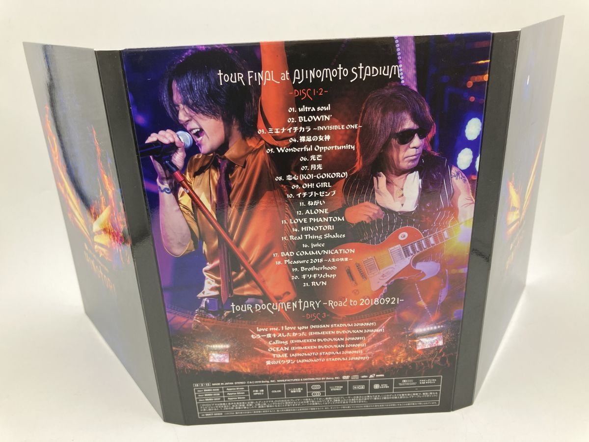B'z LIVE-GYM Pleasure 2018 HINOTORI/3DVD+CD 4枚組 中古 セル版